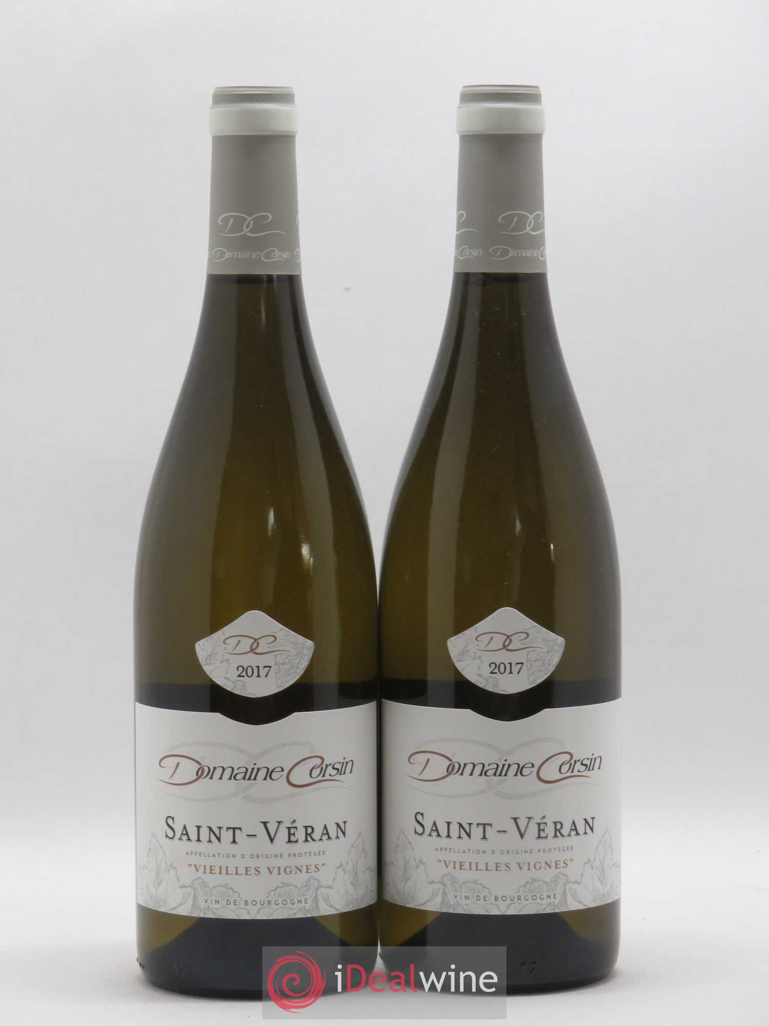 Saint-Véran Vieilles Vignes Domaine Corsin (sans prix de réserve) 2017 - Posten von 2 Flaschen - 0