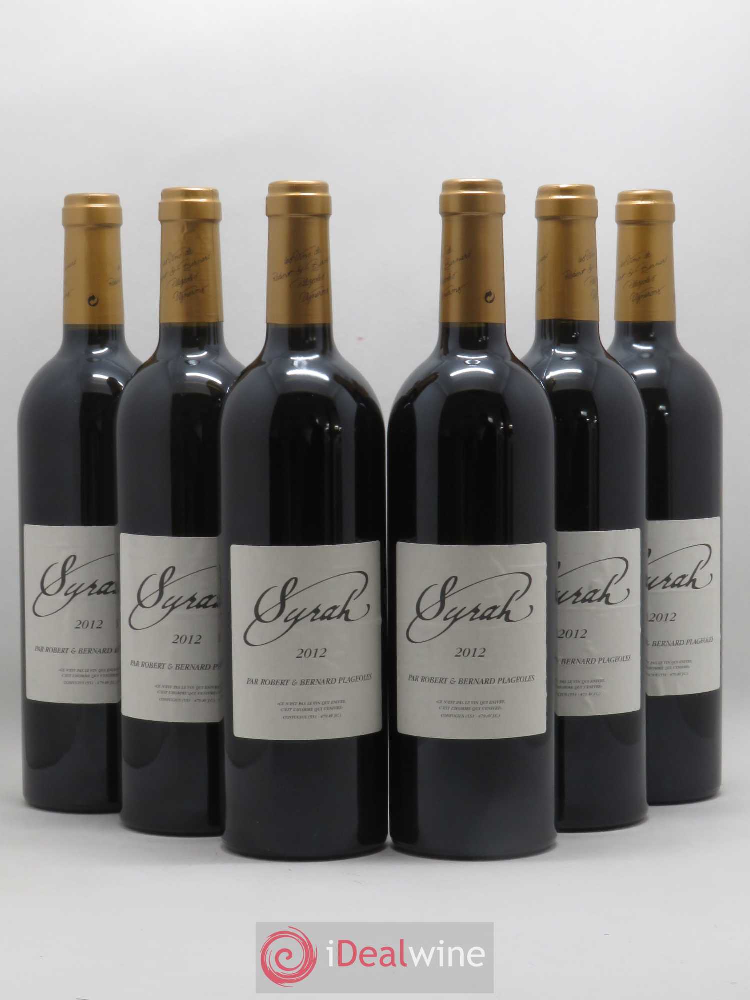 Gaillac Syrah Domaine Plageoles (sans prix de réserve) 2012 - Posten von 6 Flaschen - 0