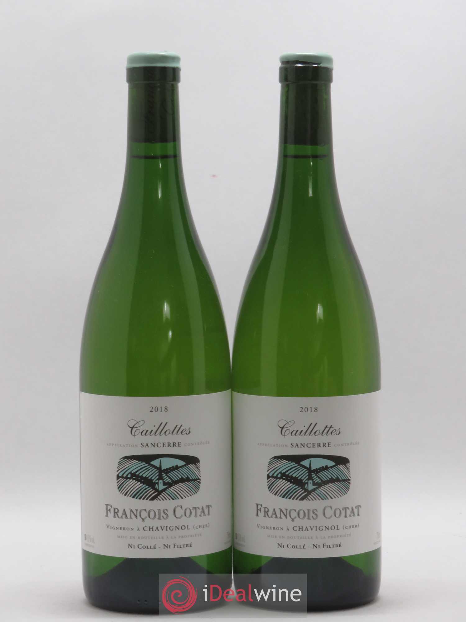 Sancerre Les Caillottes François Cotat 2018 - Lot de 2 bouteilles - 0