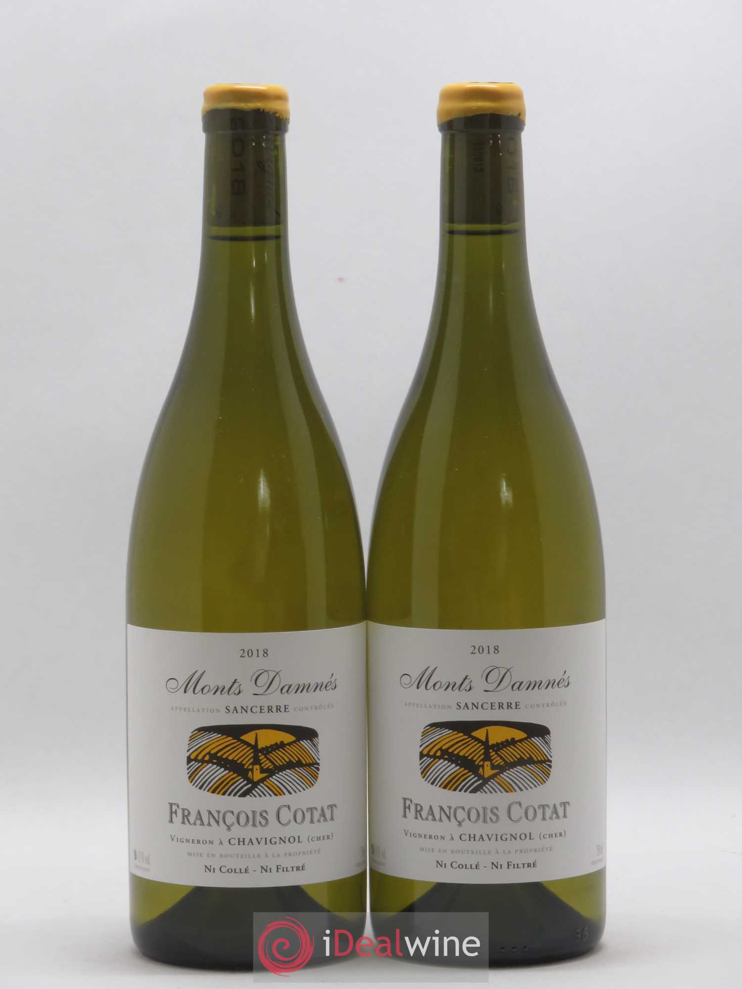 Sancerre Les Monts Damnés François Cotat 2018 - Posten von 2 Flaschen - 0