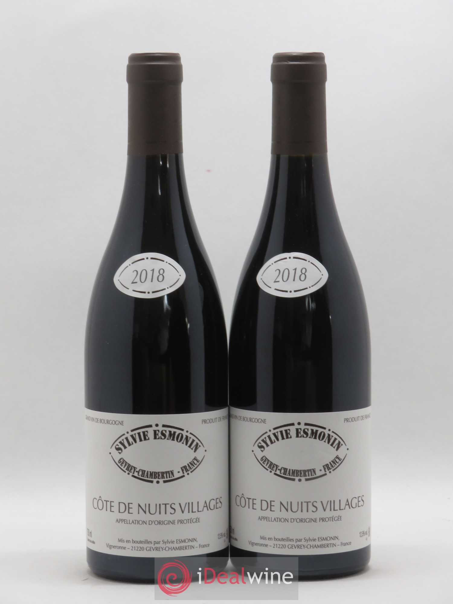 Côte de Nuits-Villages Sylvie Esmonin 2018 - Lot de 2 bouteilles - 0