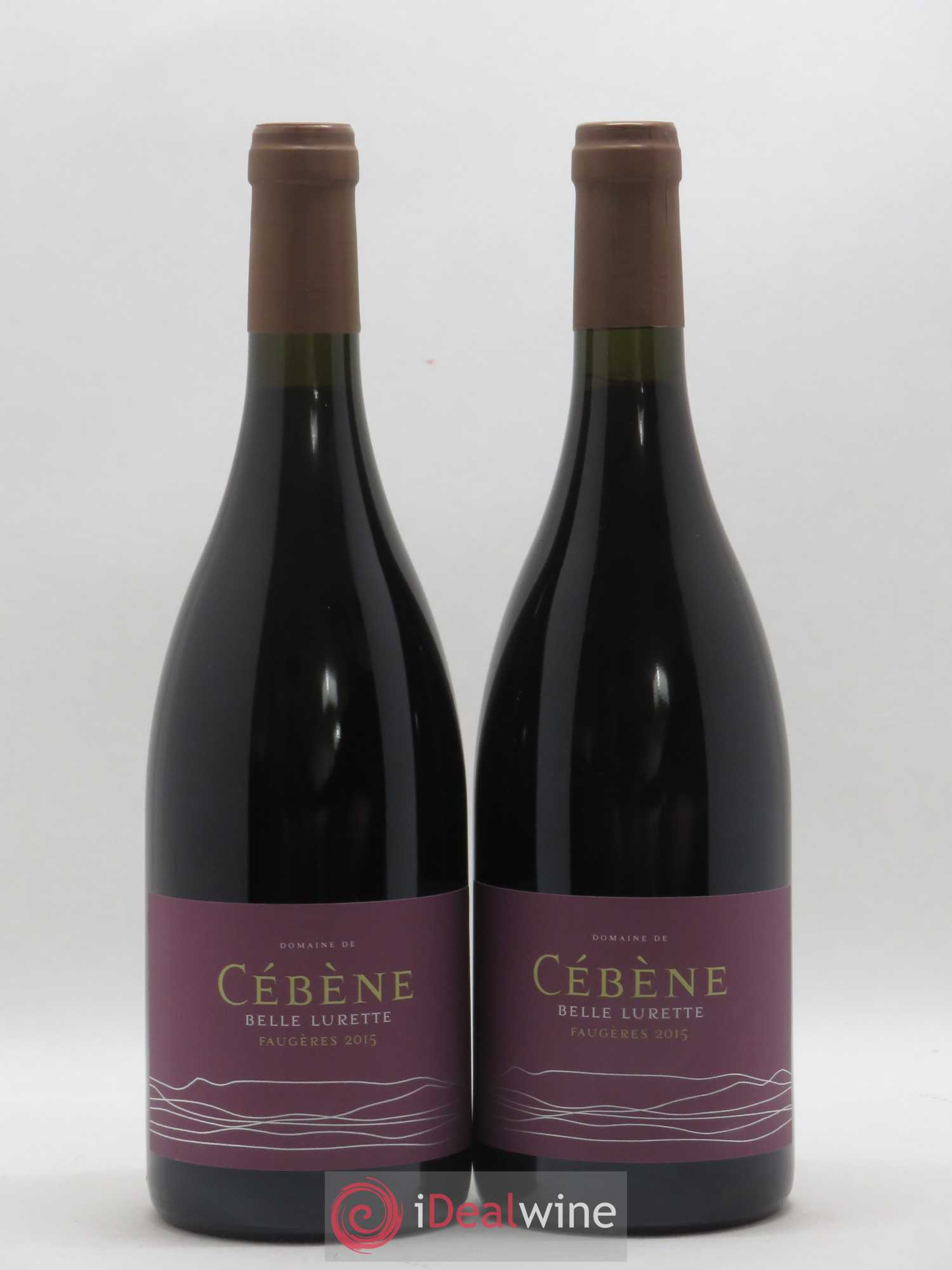 Faugères Belle Lurette Domaine de Cébène (sans prix de réserve) 2015 - Posten von 2 Flaschen - 0
