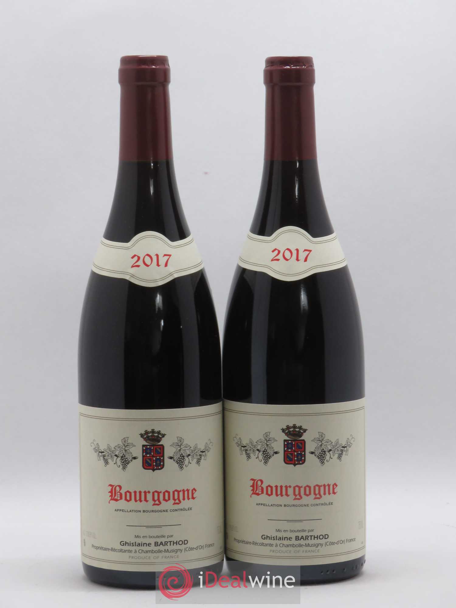 Bourgogne Ghislaine Barthod 2017 - Lot de 2 bouteilles - 0