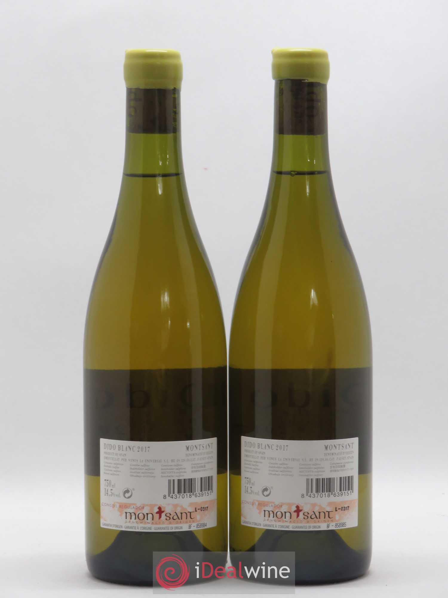 Montsant DO Venus la Universal Dido Sara Perez & Rene Barbier (sans prix de réserve) 2017 - Lot de 2 bouteilles - 1