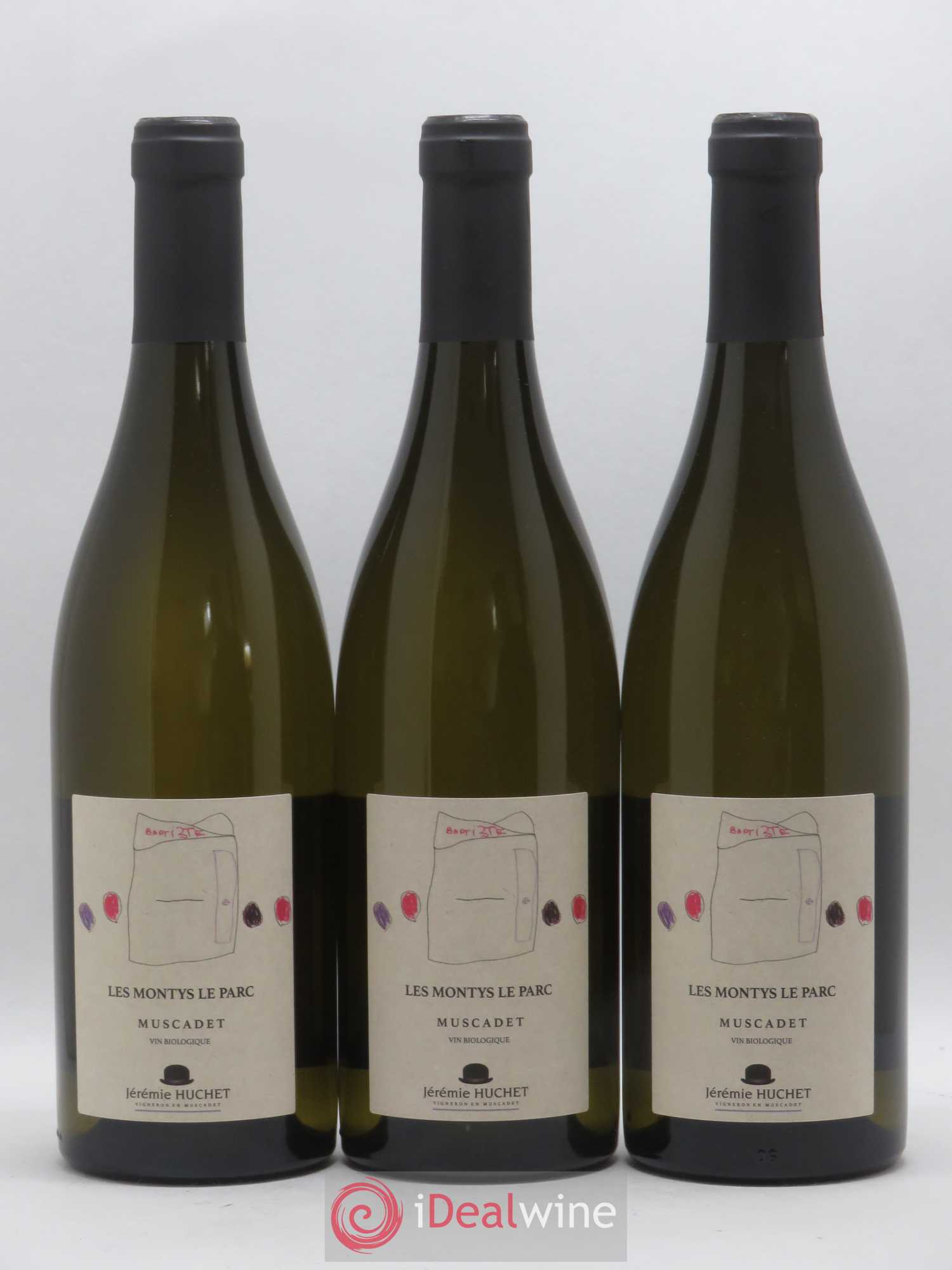 Muscadet Les Montys Le Parc Domaine de la Chauvinière (Jérémie Huchet) (sans prix de réserve) 2019 - Posten von 3 Flaschen - 0