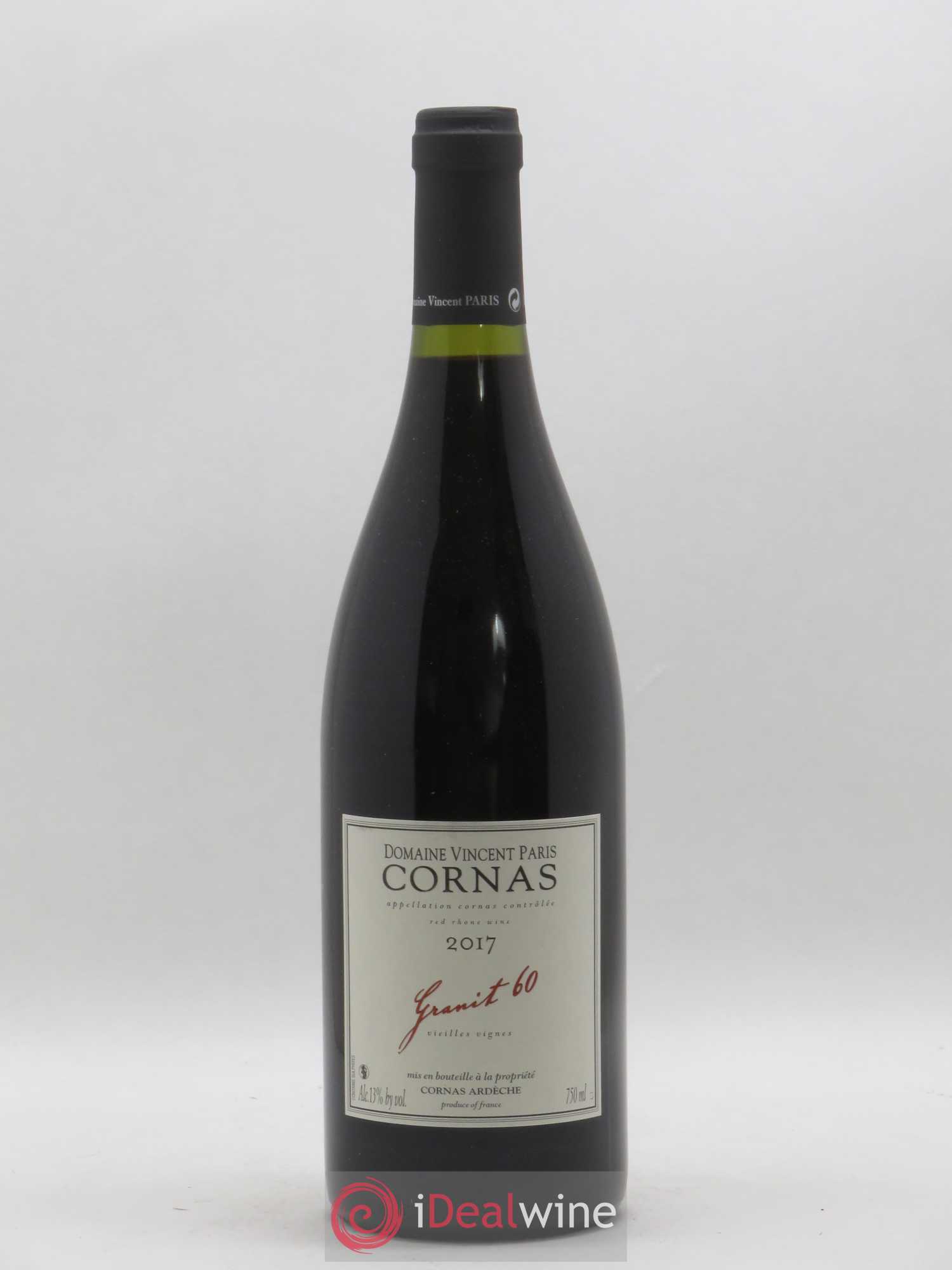 Cornas Granit 60 Vieilles Vignes Vincent Paris 2017 - Lot de 1 bouteille - 0