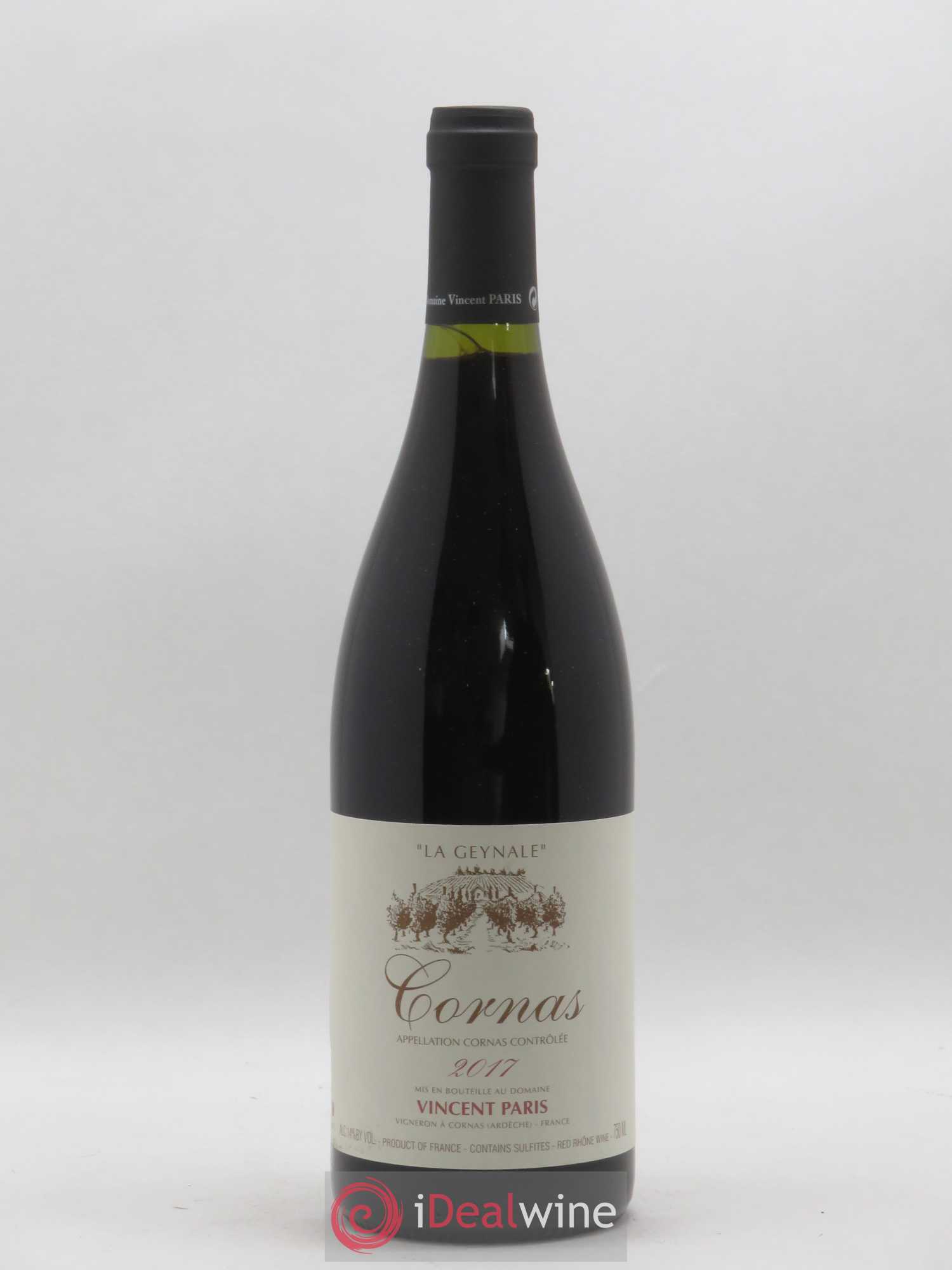 Cornas La Geynale Vincent Paris 2017 - Lot de 1 bouteille - 0