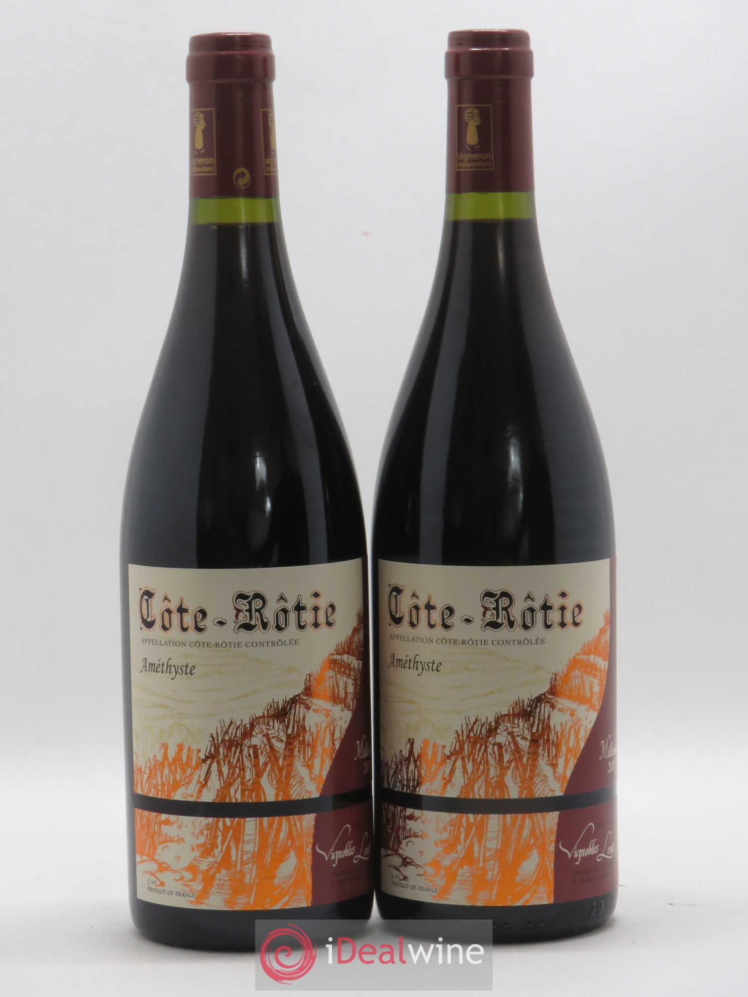 Côte-Rôtie Améthyste Vignobles Levet 2017 - Lot de 2 bouteilles - 0
