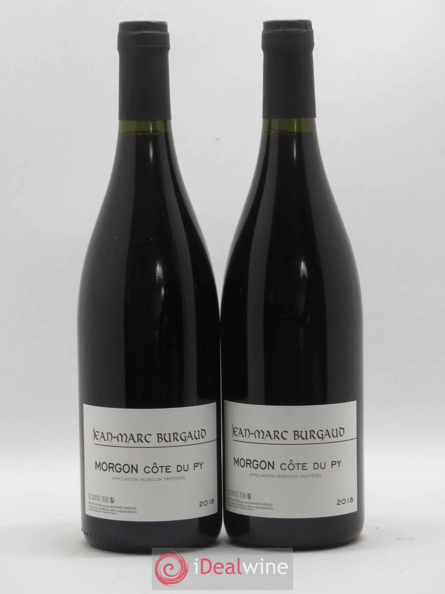 Morgon Côte du Py Jean-Marc Burgaud (Domaine) (sans prix de réserve) 2018 - Lot de 2 bouteilles - 0