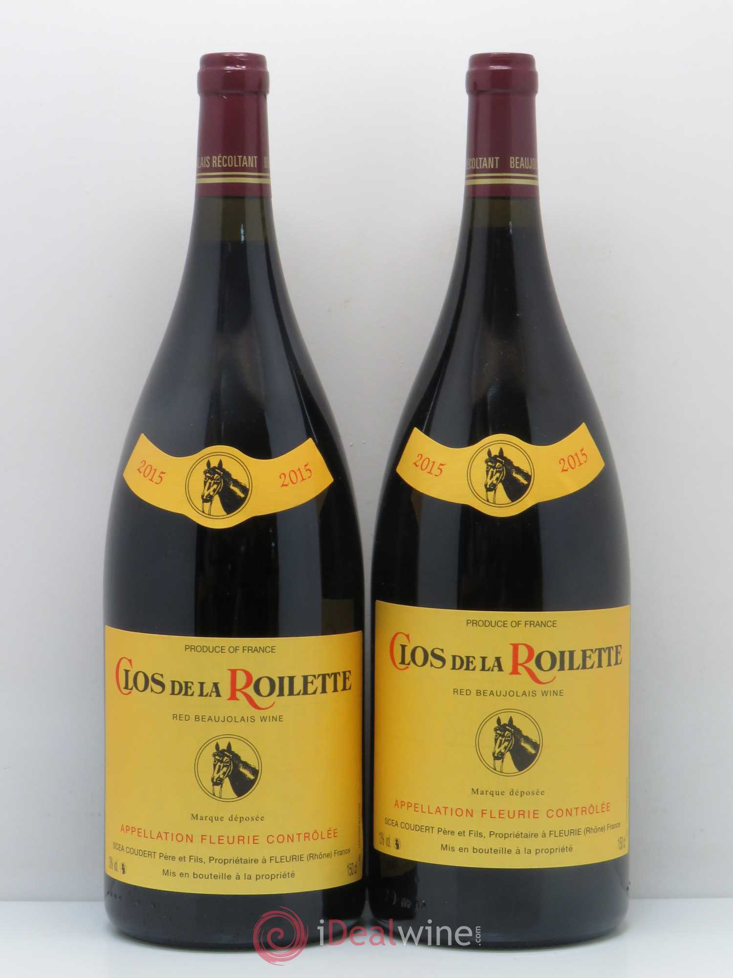 Fleurie Clos de la Roilette 2015 - Posten von 2 Magnum - 0