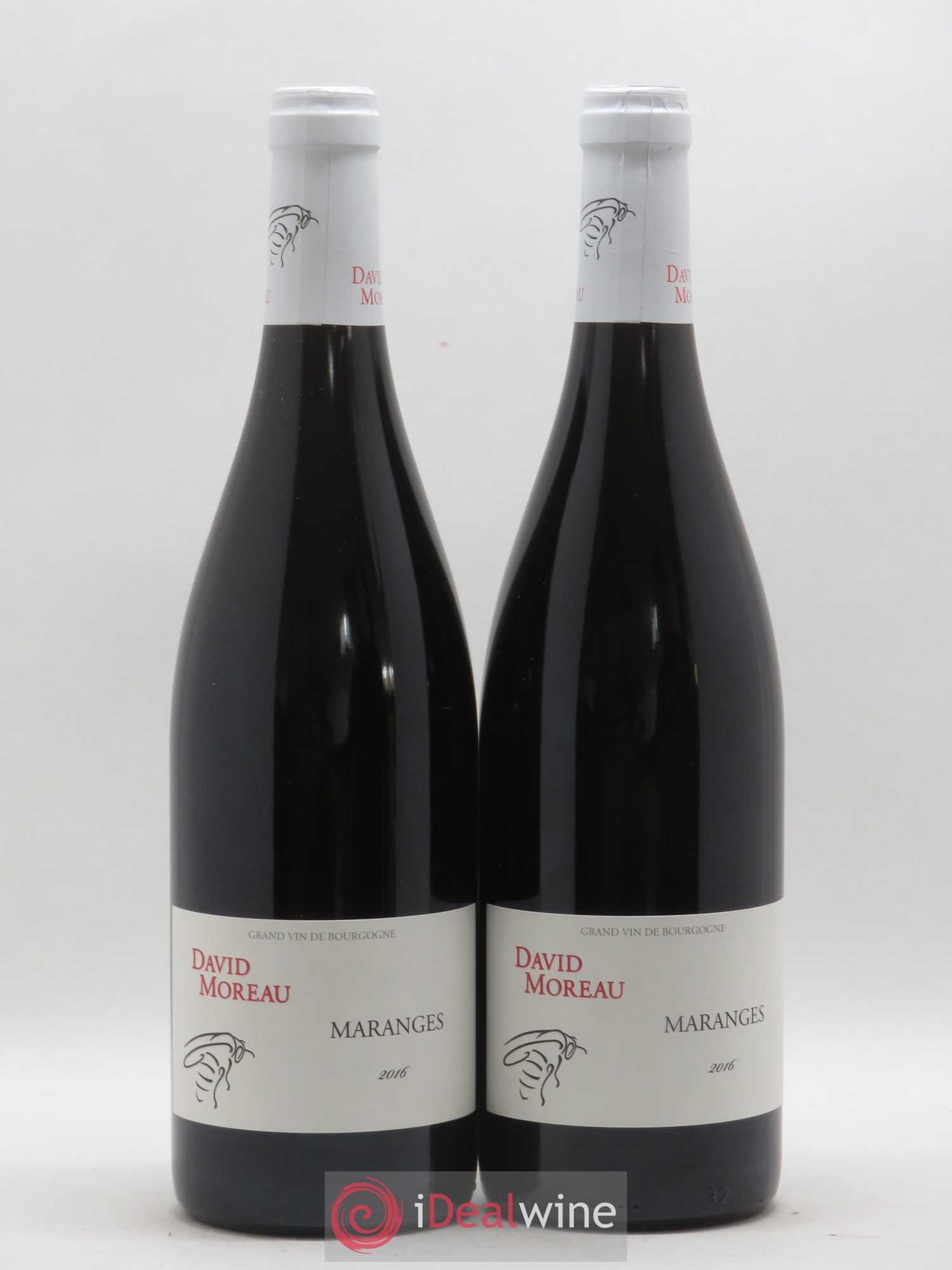 Maranges David Moreau (sans prix de réserve) 2016 - Lot de 2 bouteilles - 0