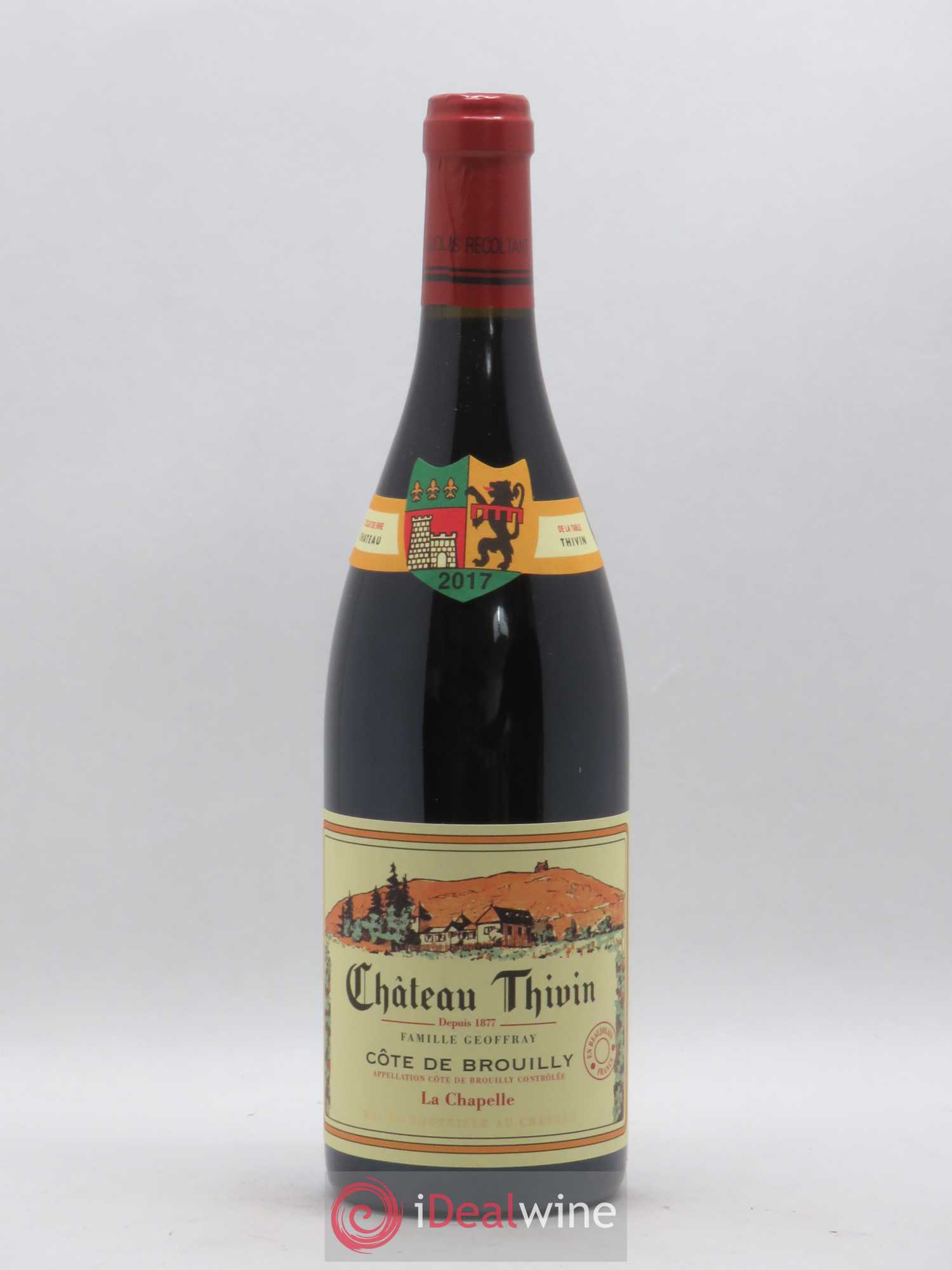 Côte de Brouilly Cuvée La Chapelle Château Thivin 2017 - Lot de 1 bouteille - 0