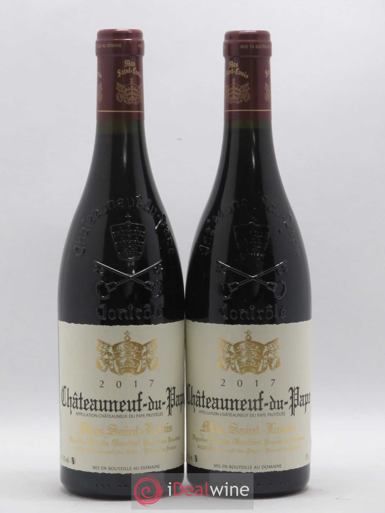 Châteauneuf-du-Pape Tradition Mas Saint-Louis 2017 - Lot de 2 bouteilles - 0