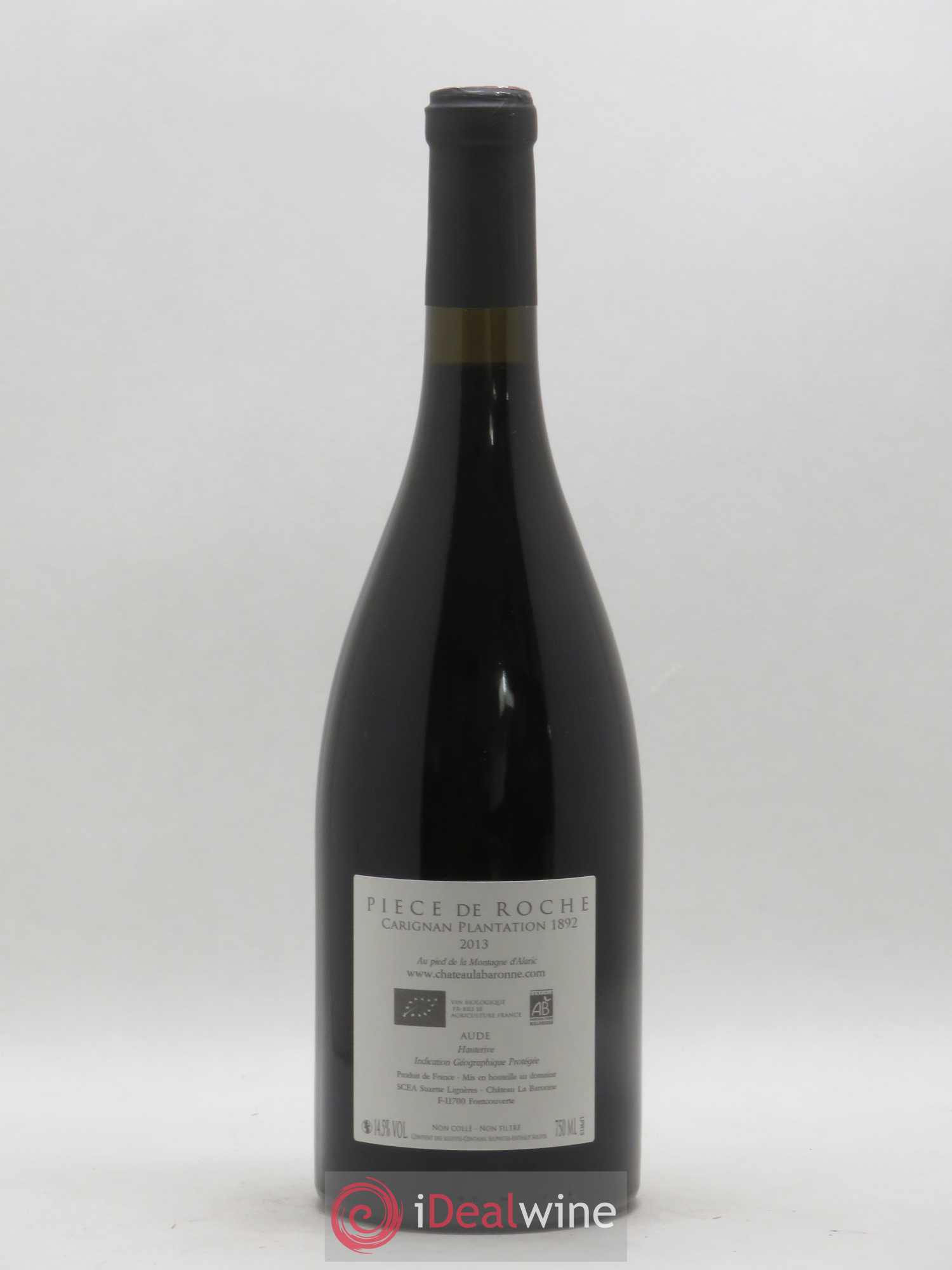 Languedoc IGP Aude Hauterive Pièce de Roche Château la Baronne (sans prix de réserve) 2013 - Posten von 1 Flasche - 1