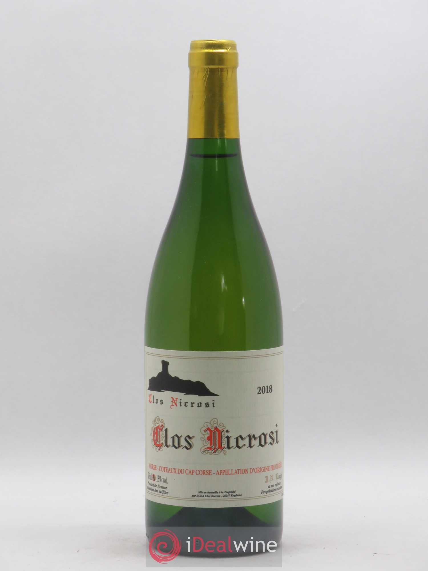 Vin de Corse Coteaux du Cap Corse Clos Nicrosi (sans prix de réserve) 2018 - Posten von 1 Flasche - 0