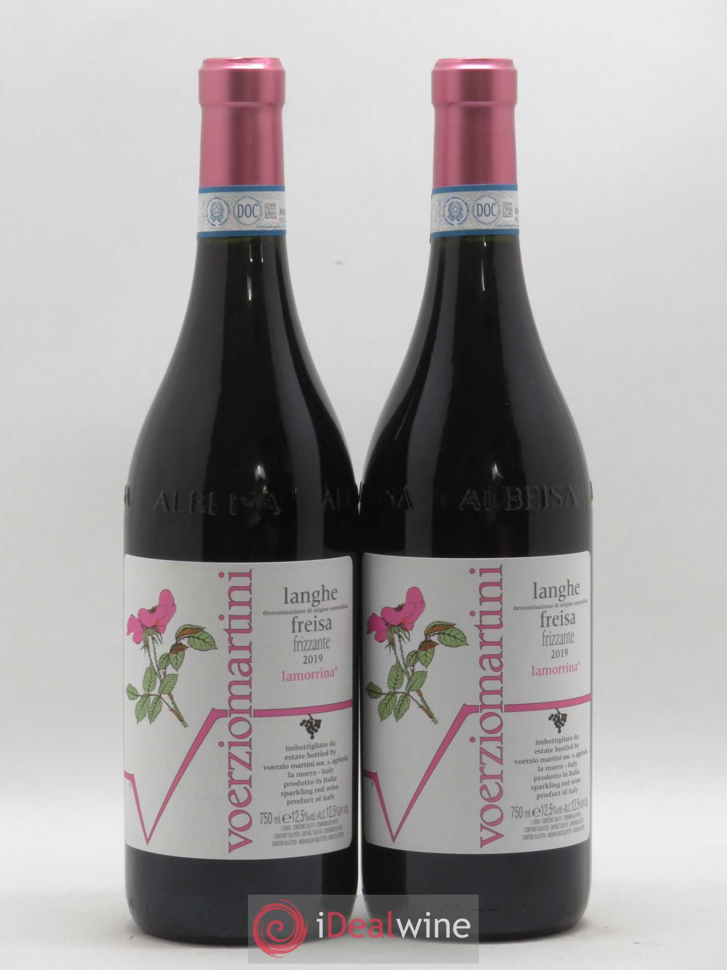 Langhe DOC Freisa Frizzante Lamorrina Voerzio Martini (sans prix de réserve) 2019 - Posten von 2 Flaschen - 0