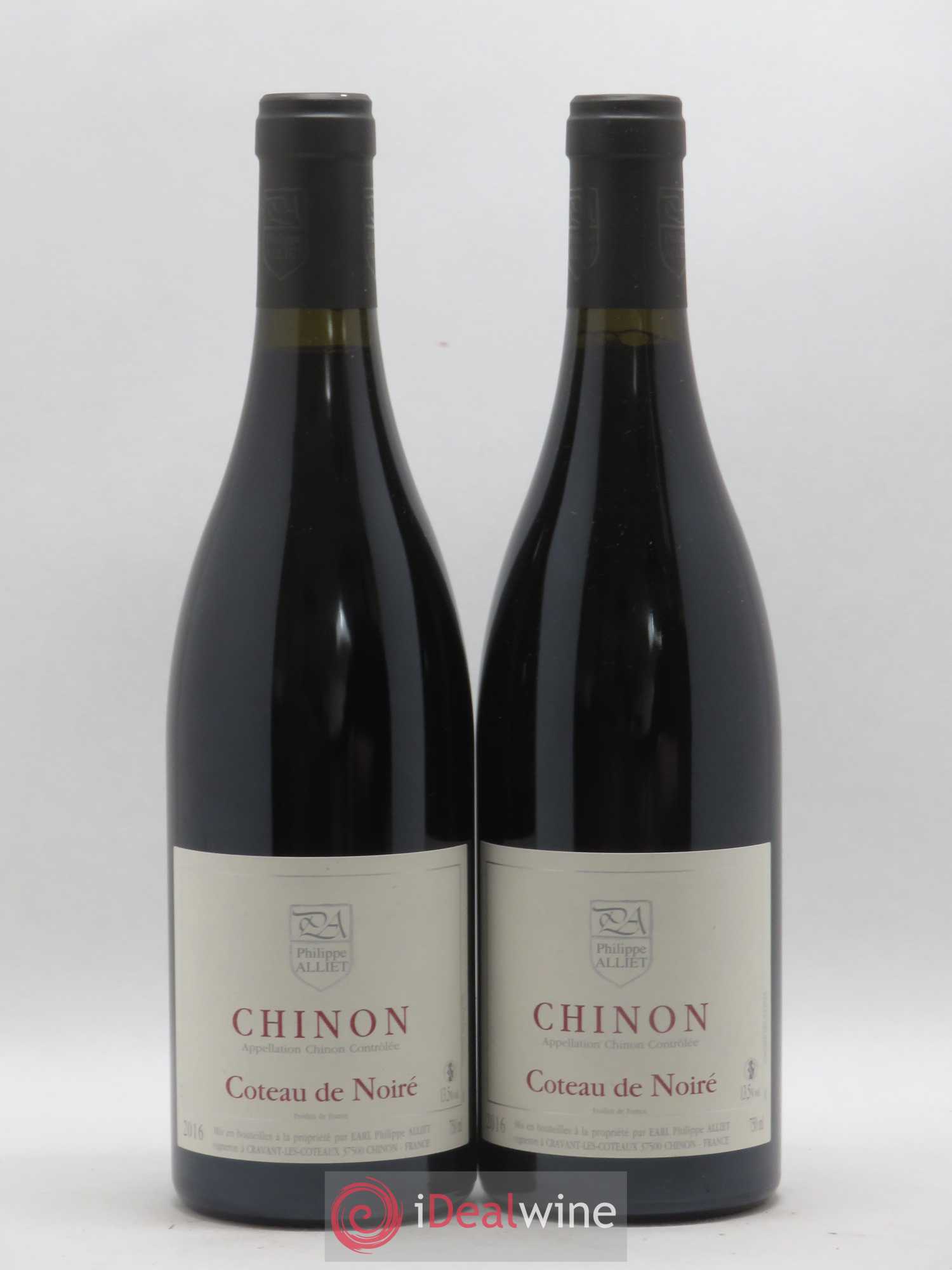 Chinon Coteau de Noiré Philippe Alliet 2016 - Lot de 2 bouteilles - 0
