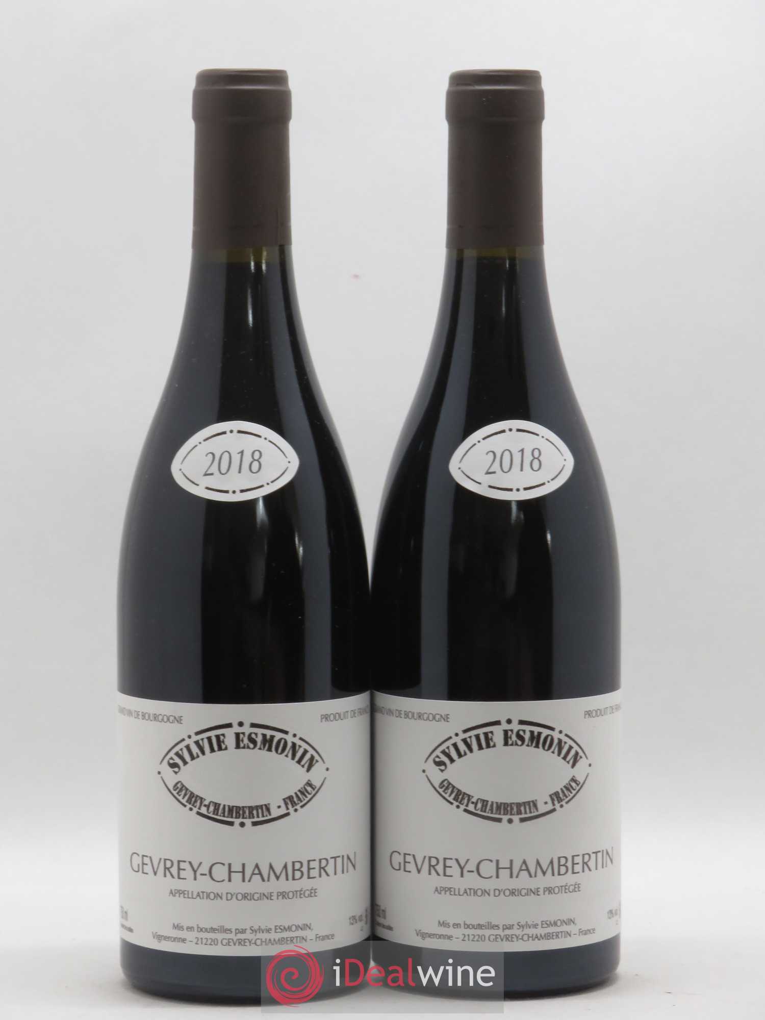 Gevrey-Chambertin Sylvie Esmonin 2018 - Lot de 2 bouteilles - 0