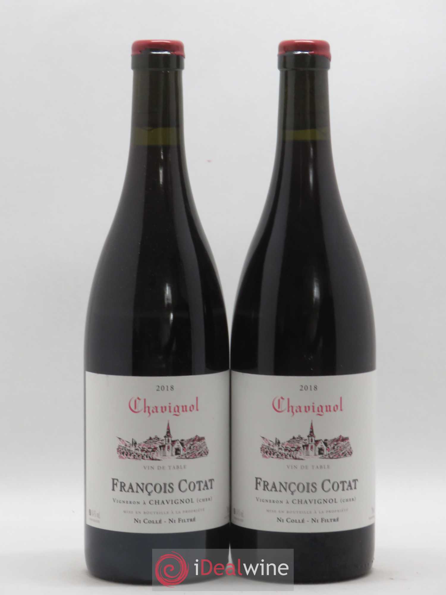 Vin de table - Chavignol François Cotat 2018 - Lot de 2 bouteilles - 0