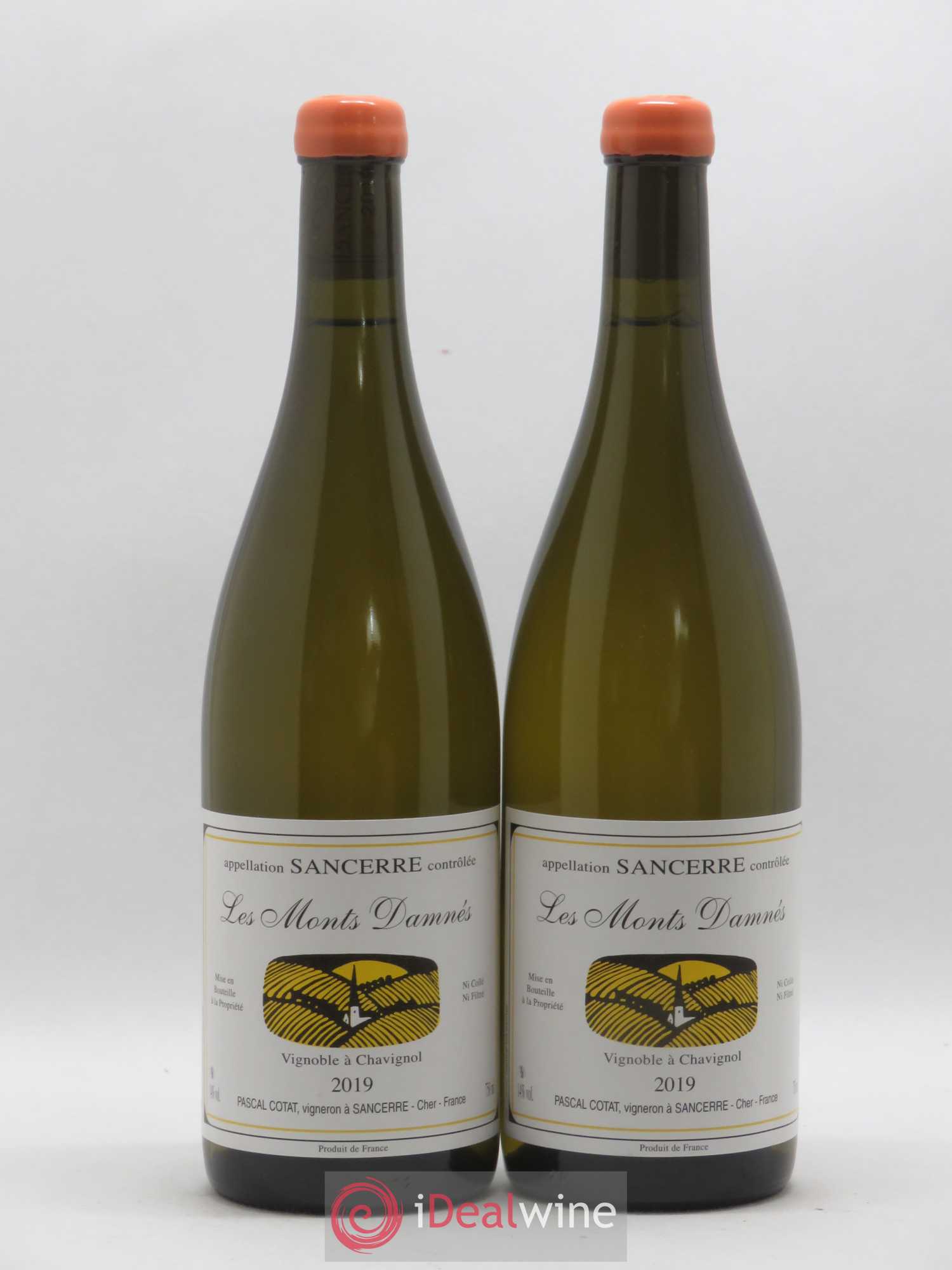 Sancerre Les Monts Damnés Pascal Cotat 2019 - Lot de 2 bouteilles - 0