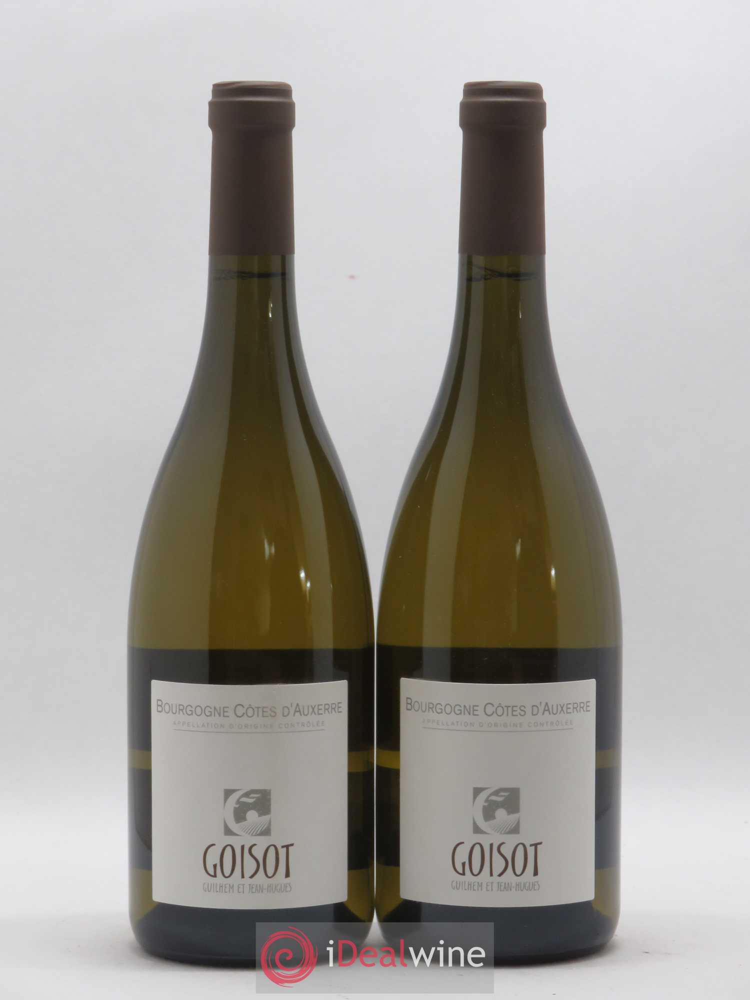 Bourgogne Côtes d'Auxerre Domaine Goisot (sans prix de réserve) 2018 - Posten von 2 Flaschen - 0