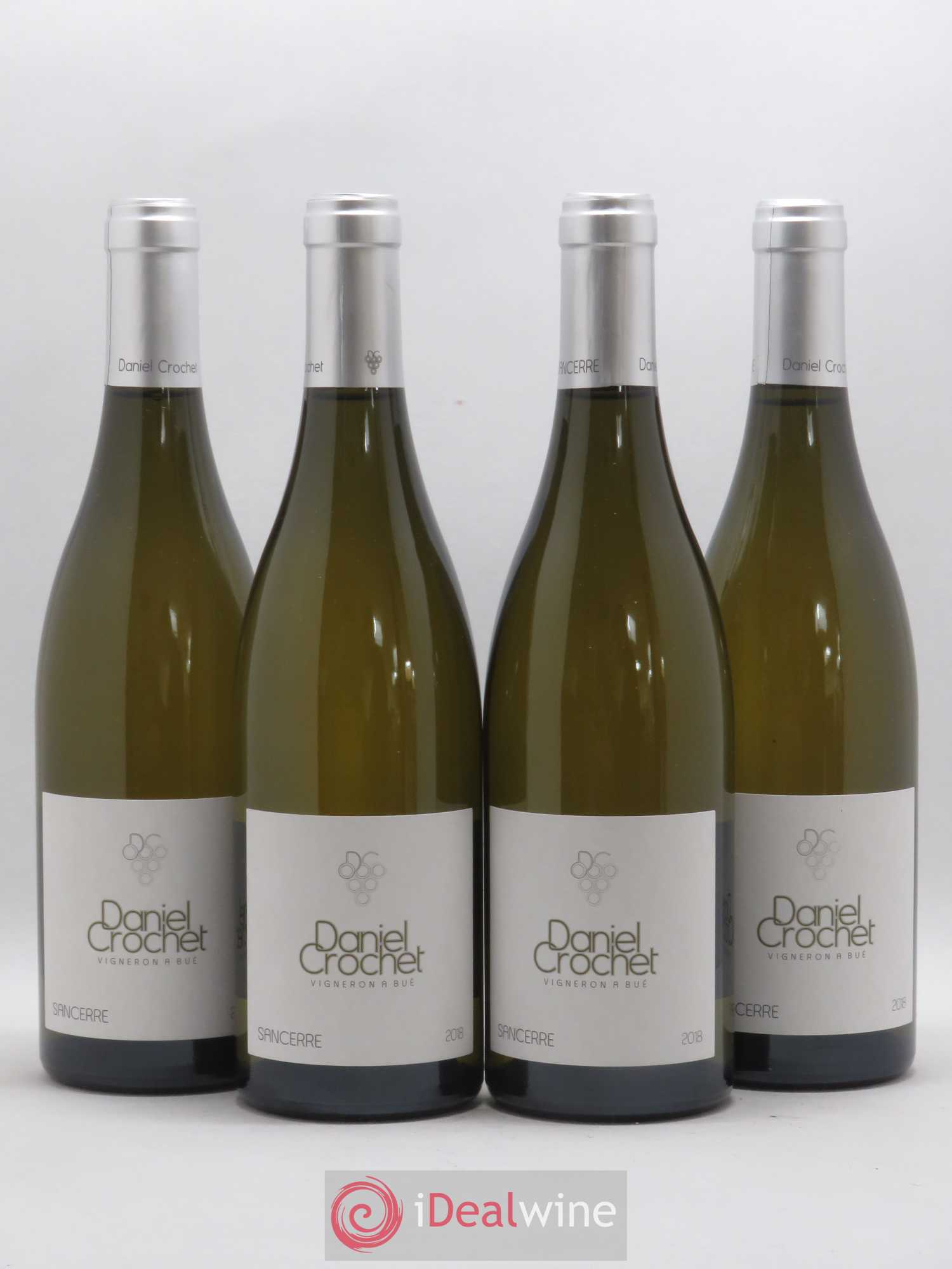 Sancerre Daniel Crochet (sans prix de réserve) 2018 - Lot de 4 bouteilles - 0