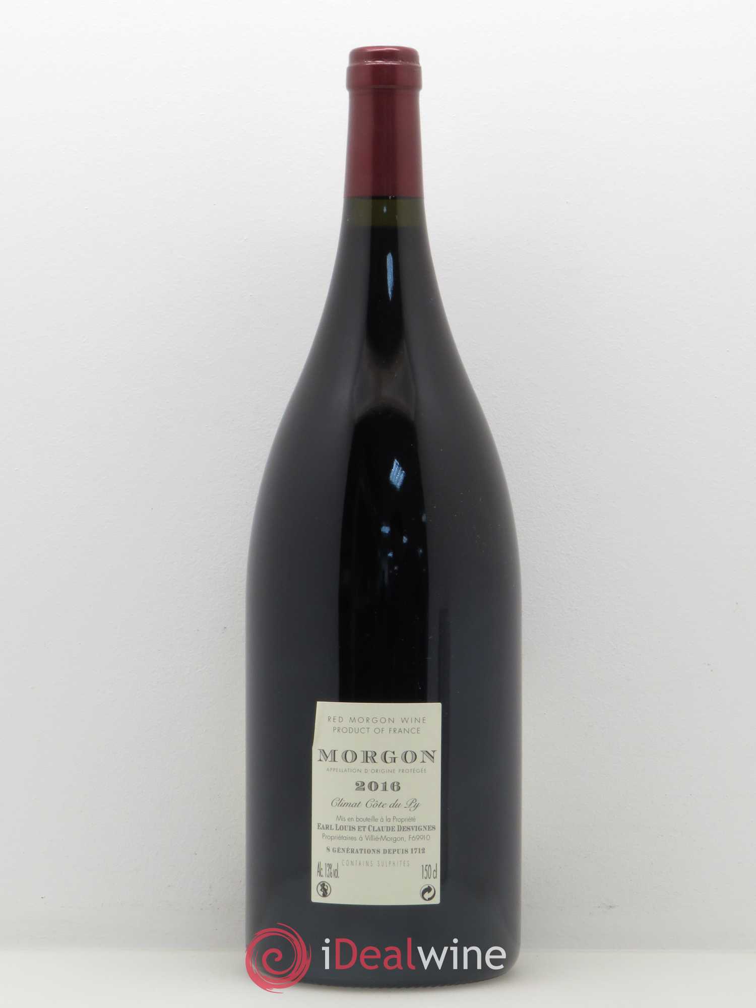 Morgon Côte de Py Javernières Louis-Claude Desvignes (sans prix de réserve) 2016 - Lot de 1 magnum - 1