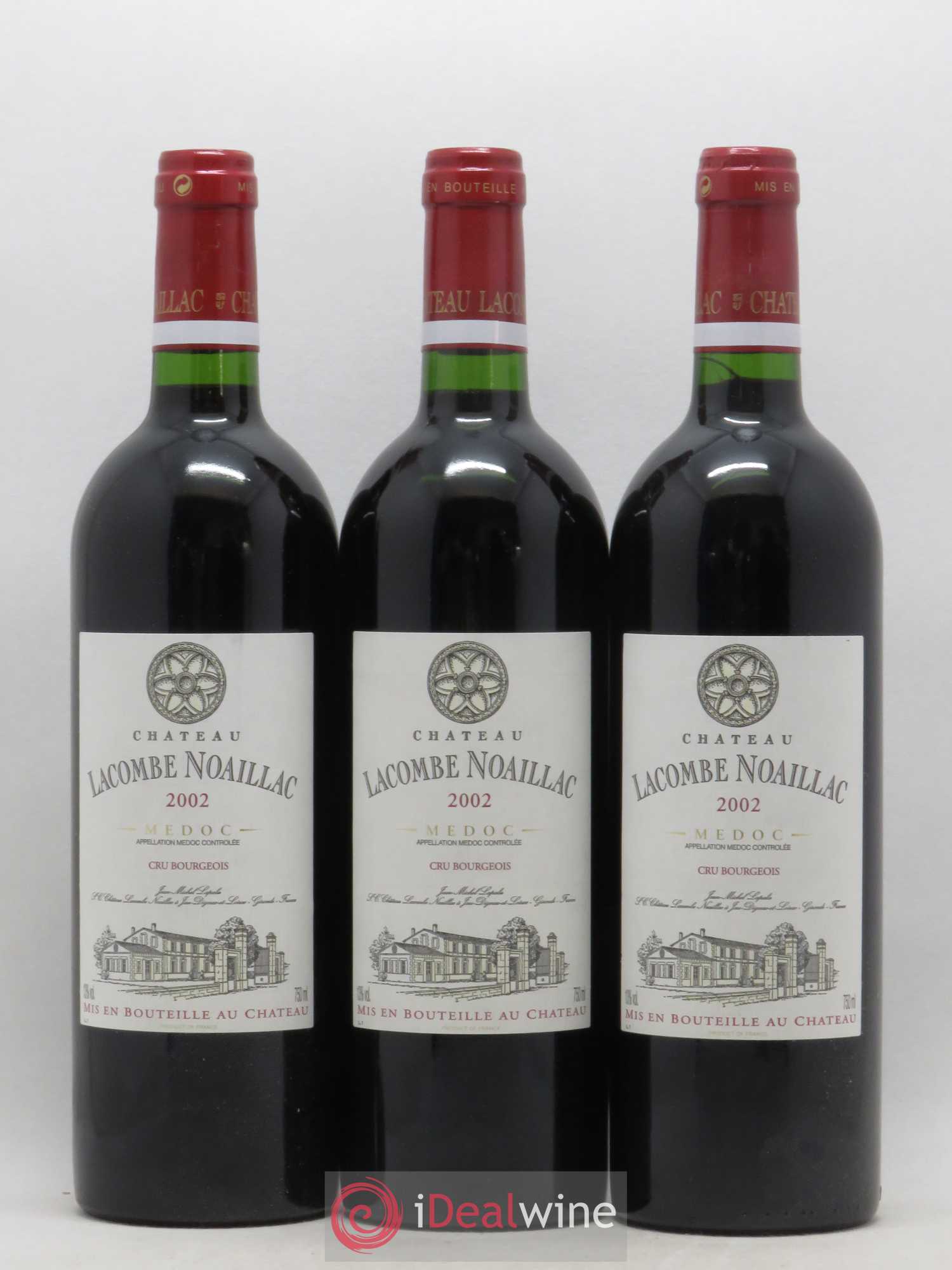 Médoc Château Lacombe Noaillac (sans prix de réserve) 2002 - Posten von 6 Flaschen - 2