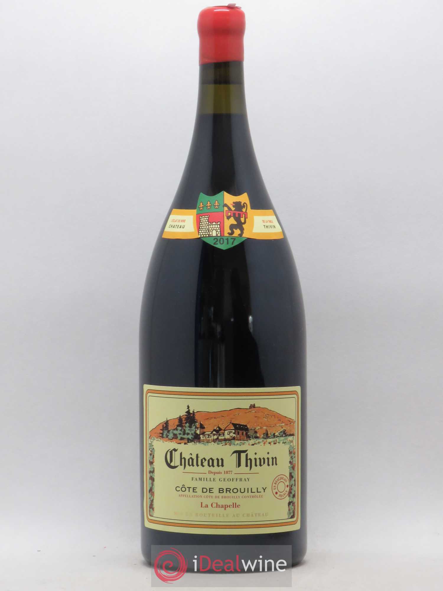 Côte de Brouilly Cuvée La Chapelle Château Thivin 2017 - Lot de 1 magnum - 0