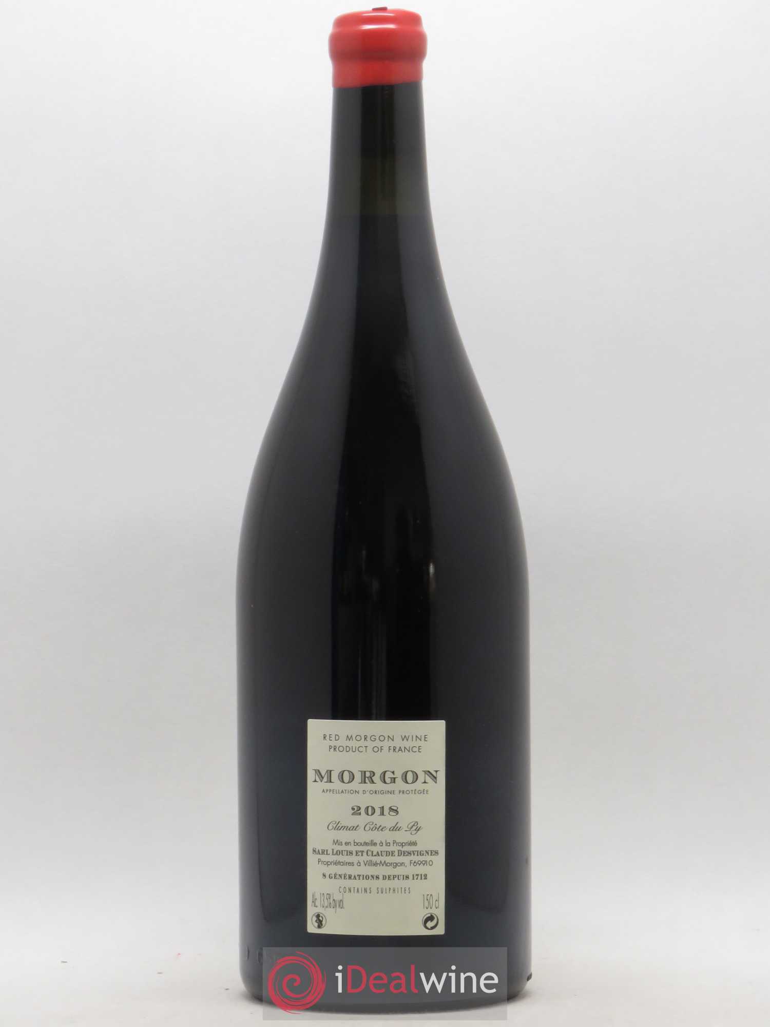 Morgon Côte de Py Javernières Louis-Claude Desvignes 2018 - Lot de 1 magnum - 1