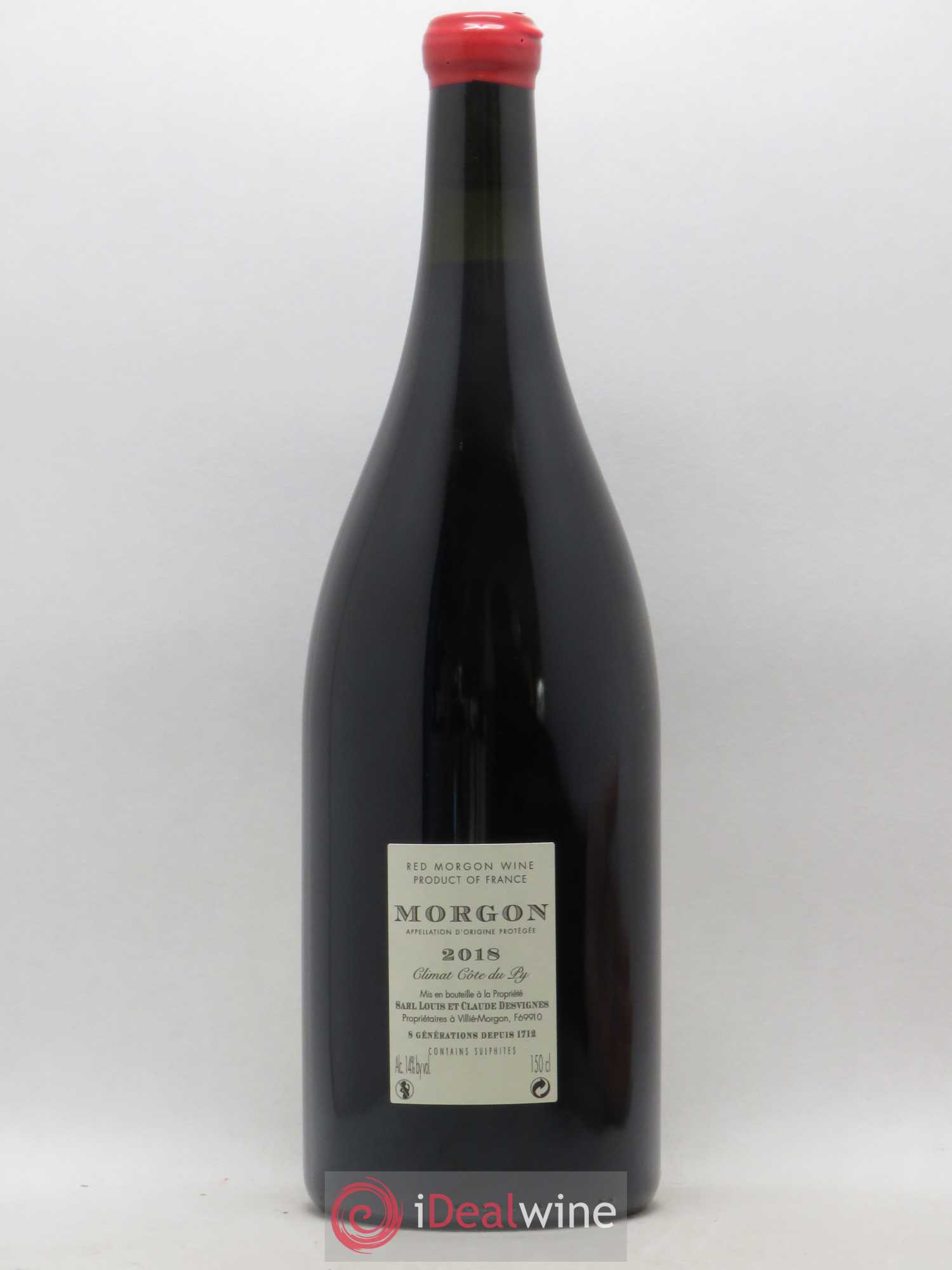 Morgon Côte du Py Louis-Claude Desvignes 2018 - Lot de 1 magnum - 1