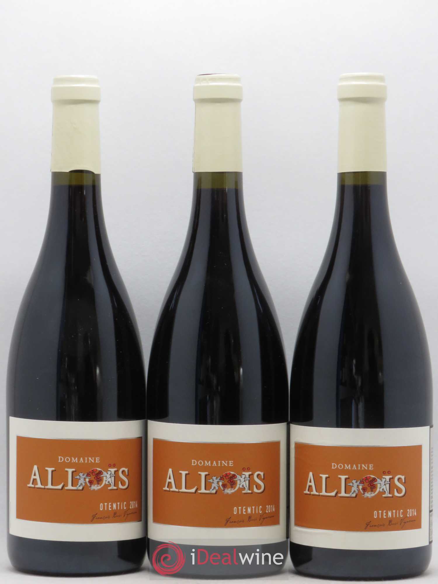 Ventoux Otentic Domaine Allois (sans prix de réserve) 2014 - Posten von 3 Flaschen - 0