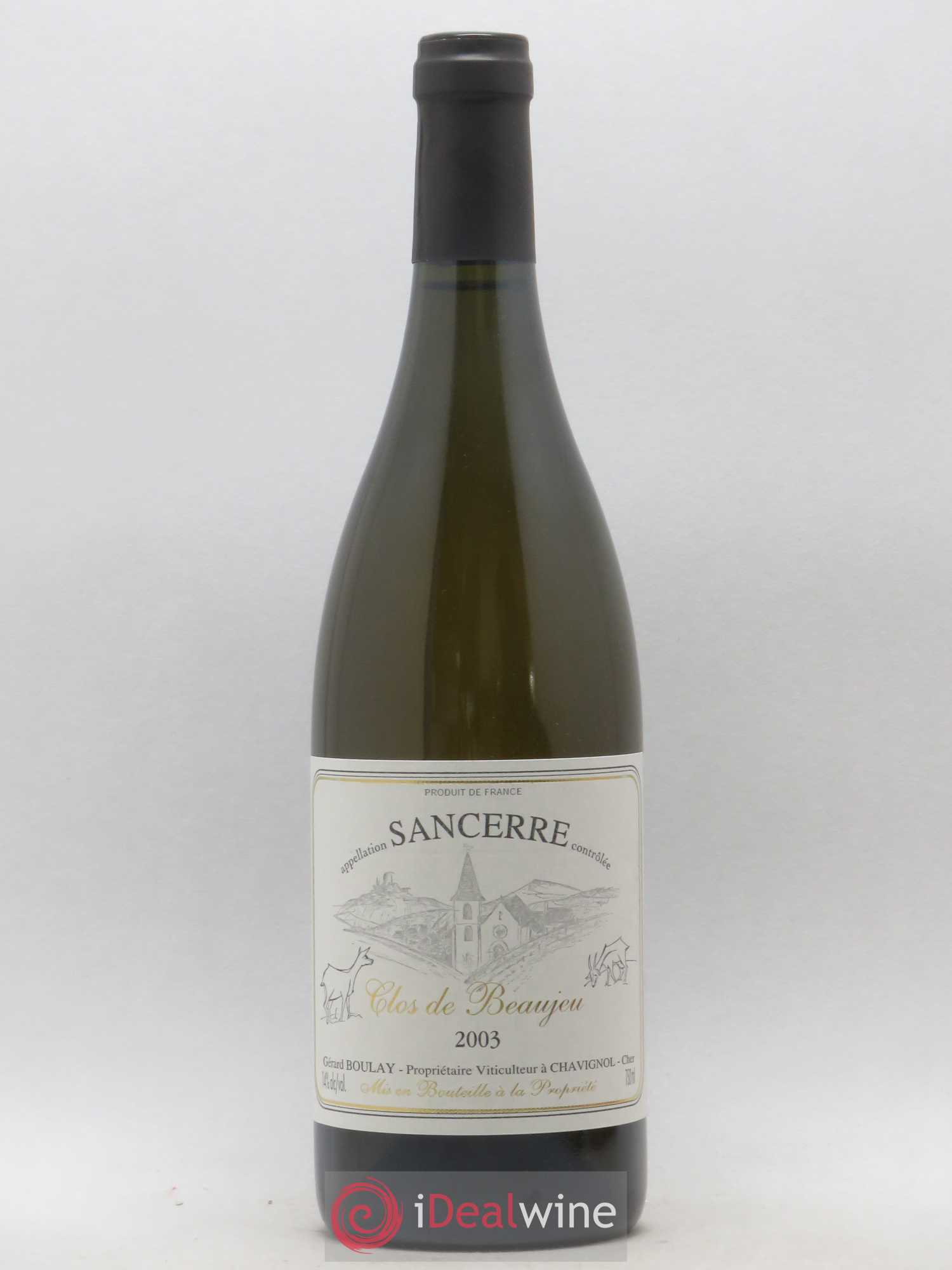 Sancerre Clos de Beaujeu Gérard Boulay 2003 - Lot de 1 bouteille - 0
