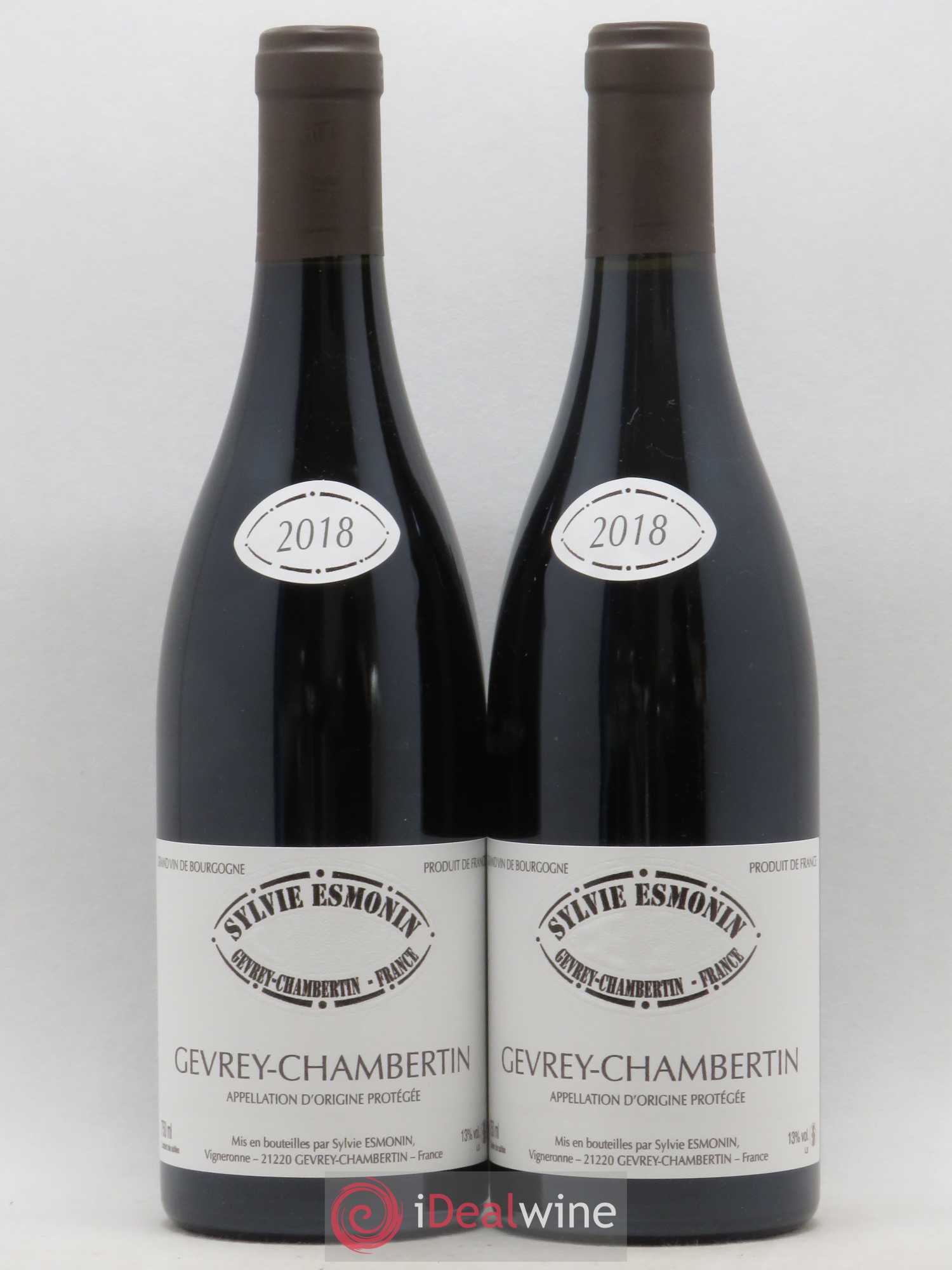 Gevrey-Chambertin Sylvie Esmonin 2018 - Lot de 2 bouteilles - 0