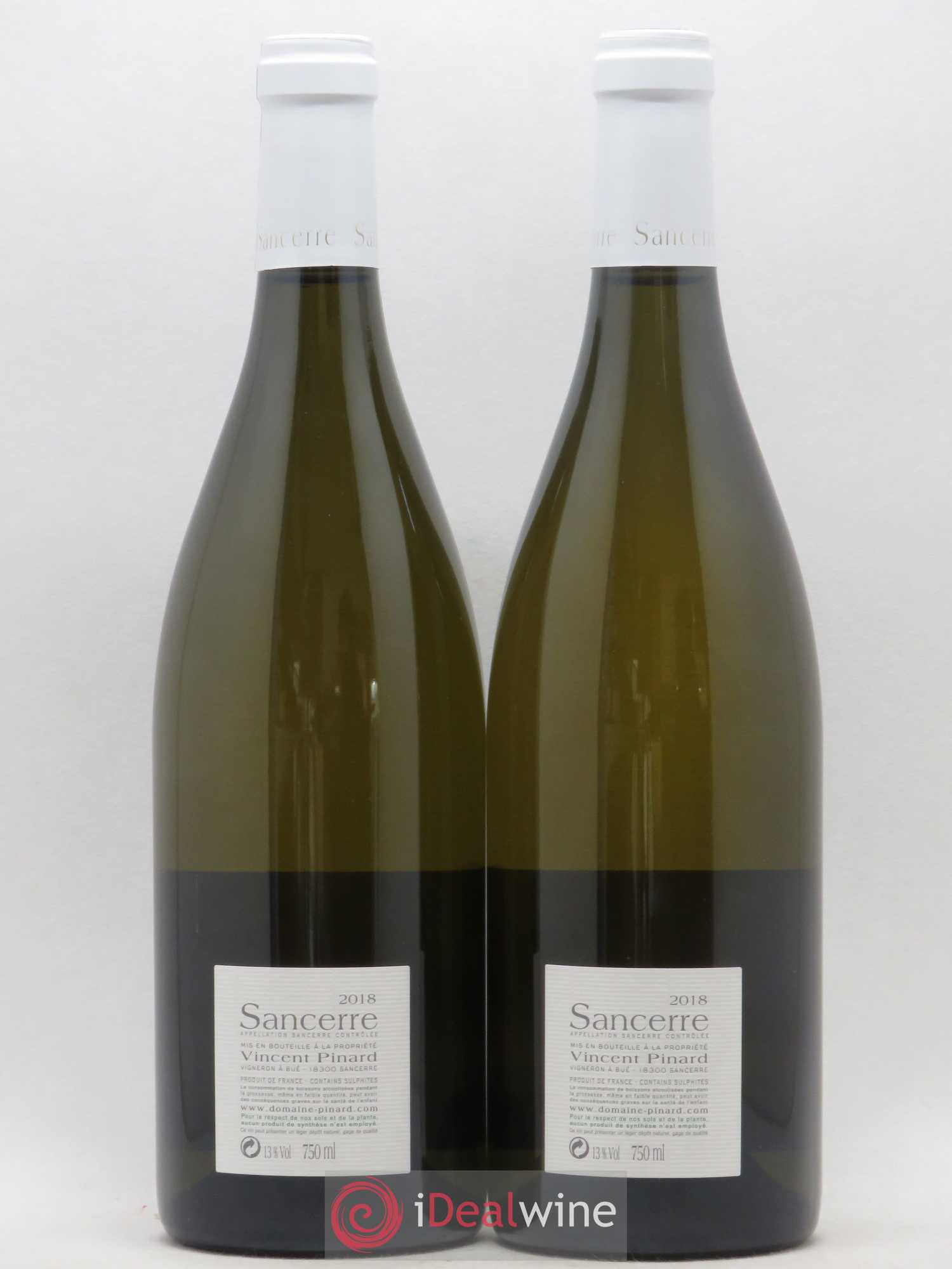 Sancerre Florès Vincent Pinard 2018 - Lot de 2 bouteilles - 1