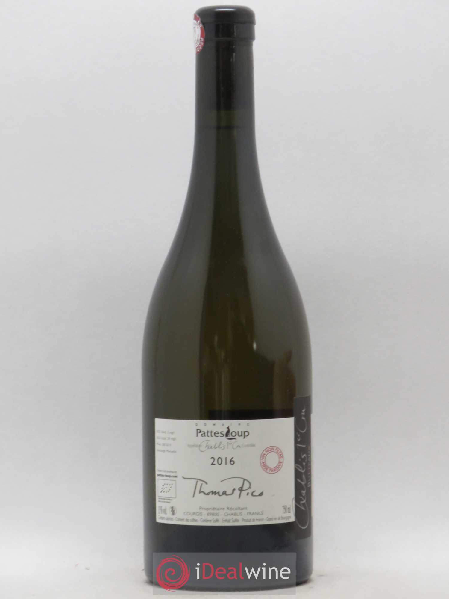 Chablis 1er Cru Butteaux Pattes Loup (Domaine) 2016 - Lot de 1 bouteille - 1