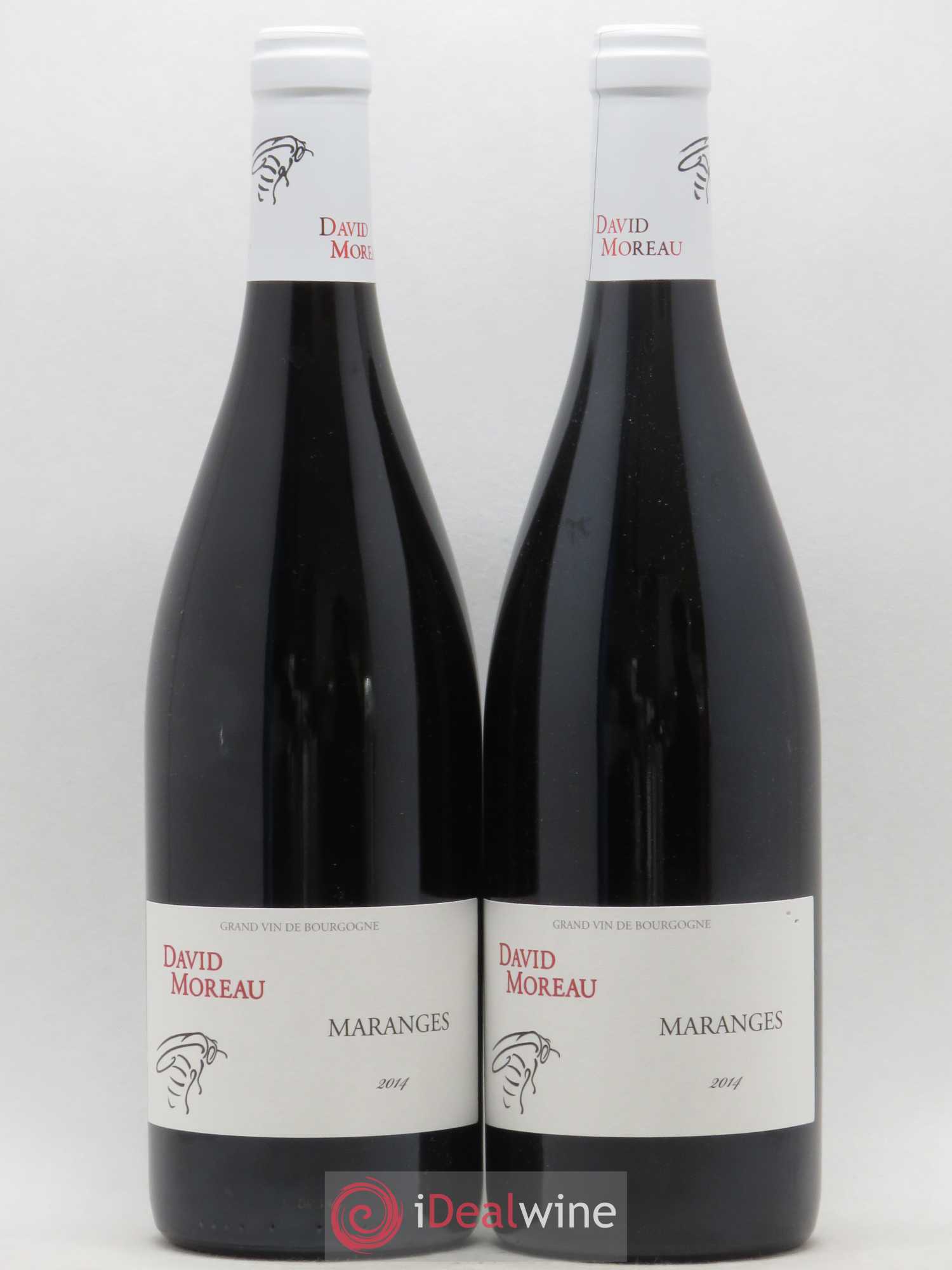 Maranges David Moreau (sans prix de réserve) 2014 - Lot de 2 bouteilles - 0