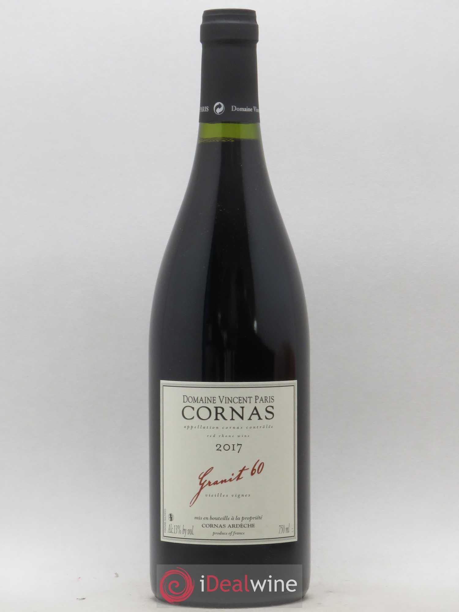 Cornas Granit 60 Vieilles Vignes Vincent Paris 2017 - Lot de 1 bouteille - 0