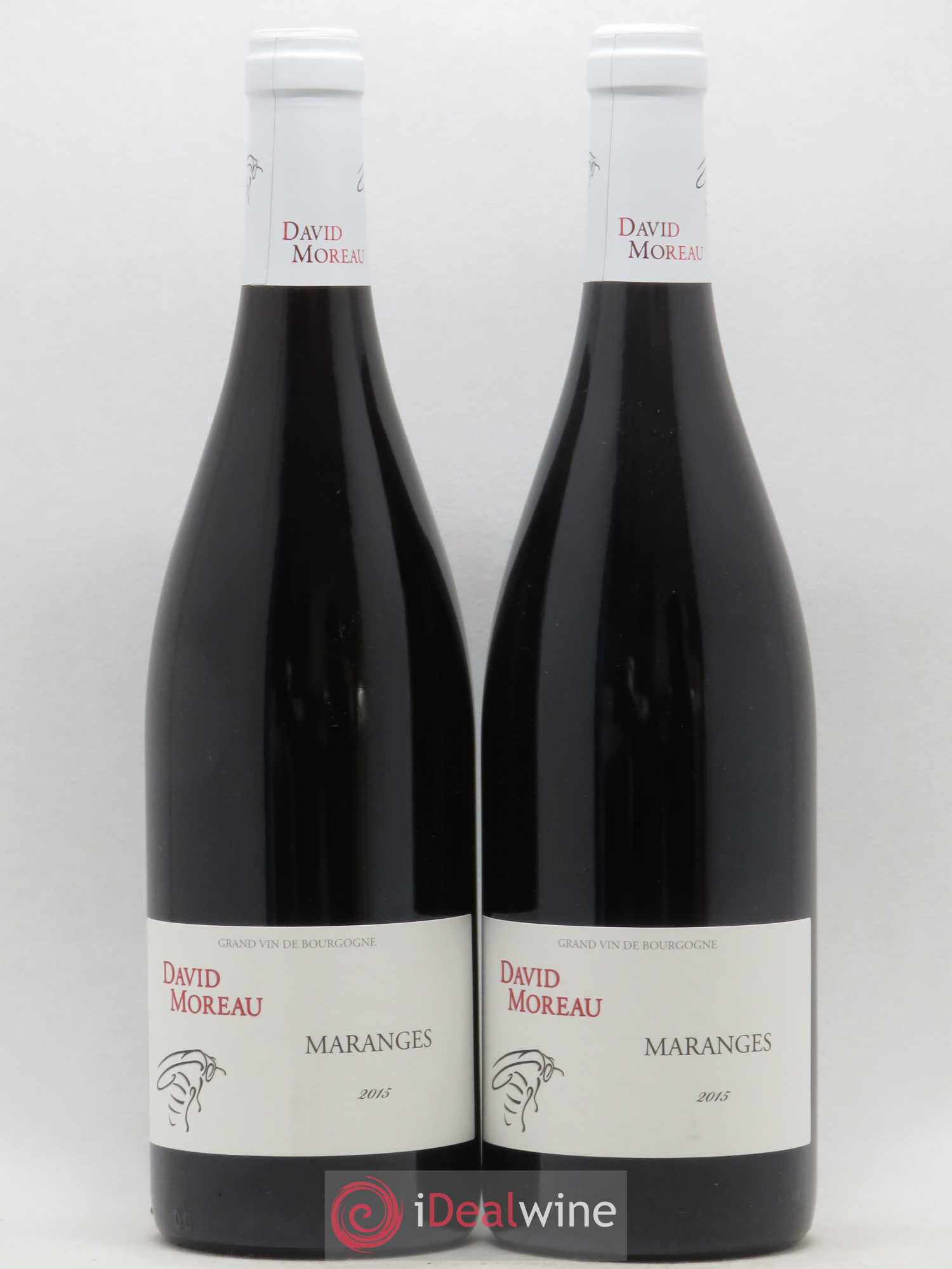 Maranges David Moreau 2015 - Lot de 2 bouteilles - 0