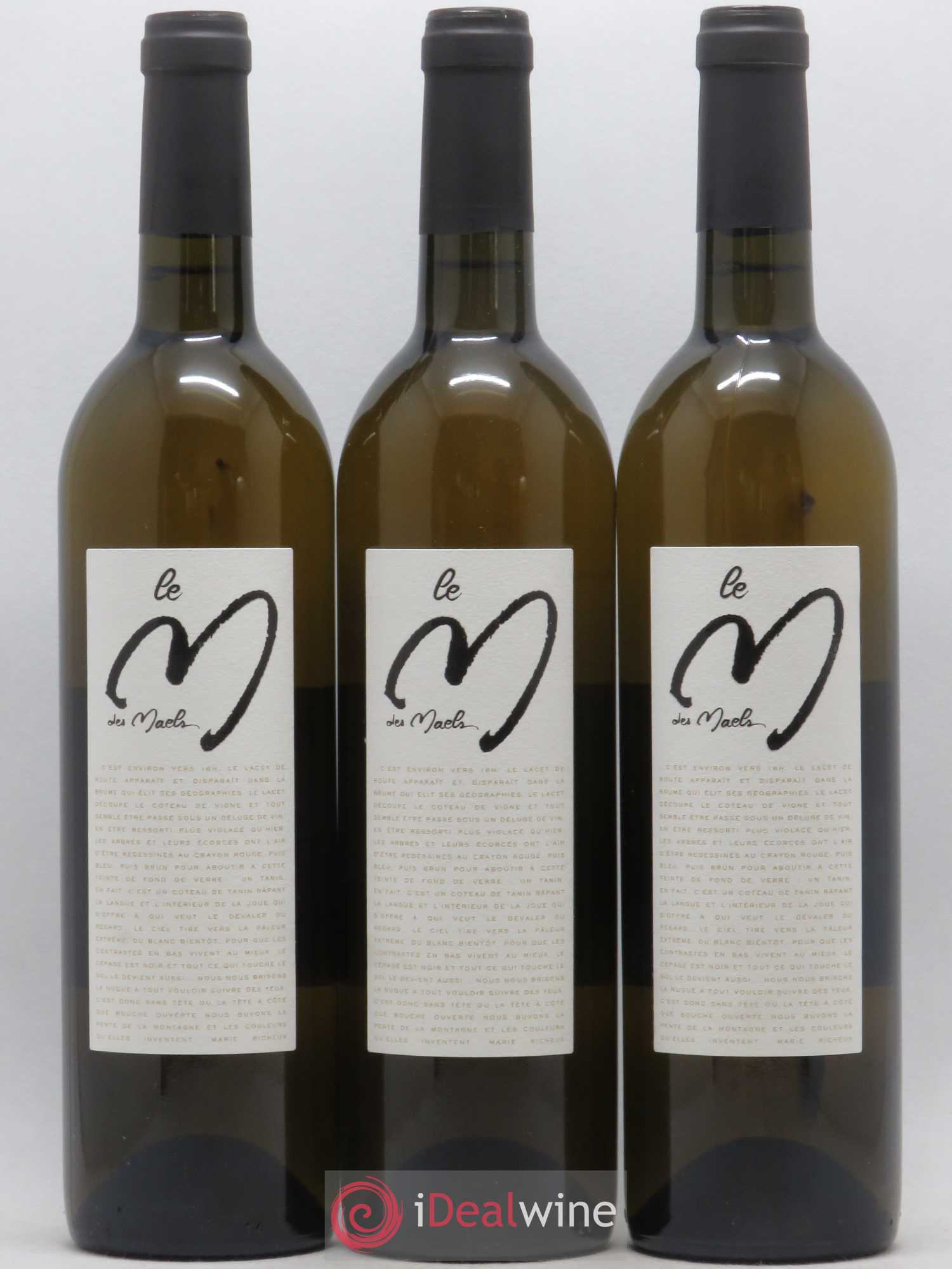 Pays d'Oc Le M des Maels Domaine des Maels (sans prix de réserve) 2015 - Posten von 3 Flaschen - 0