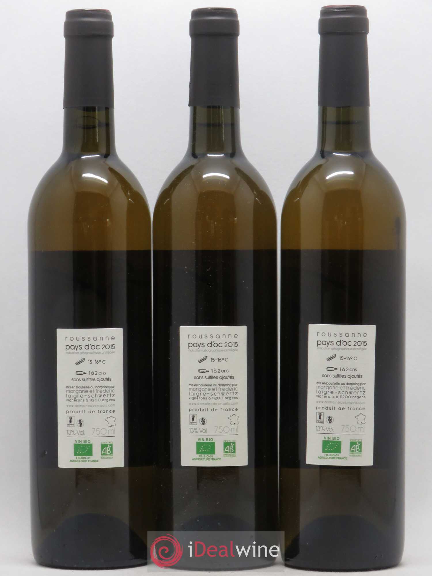 Pays d'Oc Le M des Maels Domaine des Maels (sans prix de réserve) 2015 - Posten von 3 Flaschen - 1