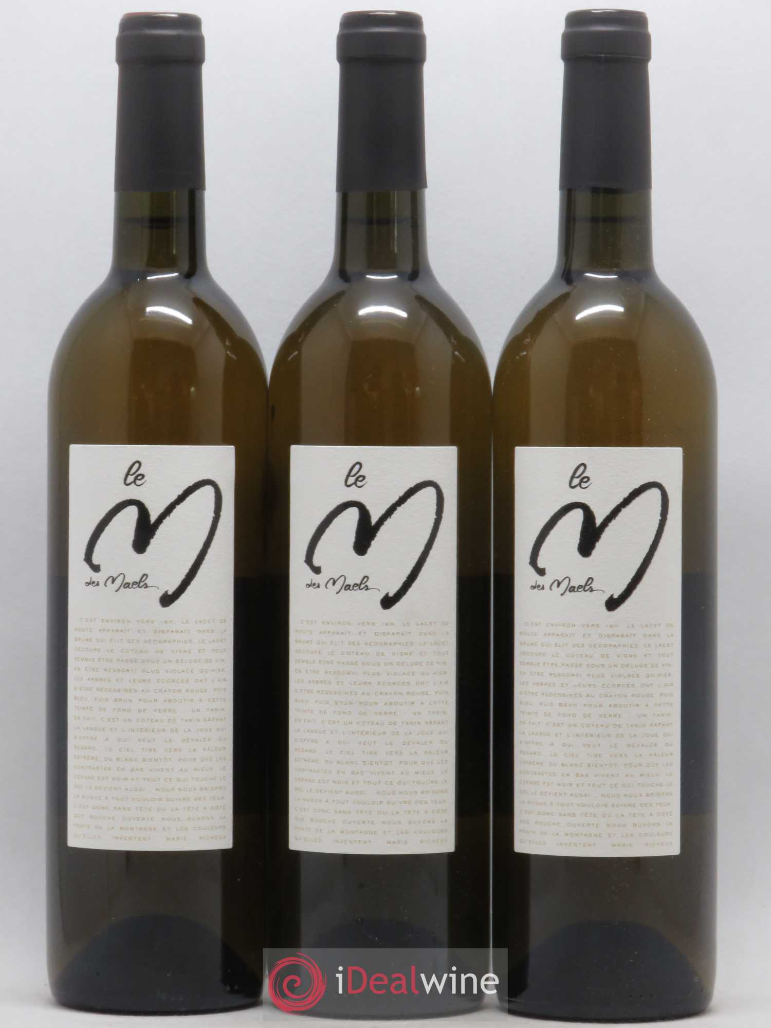 Pays d'Oc Le M des Maels Domaine des Maels (sans prix de réserve) 2015 - Posten von 3 Flaschen - 0