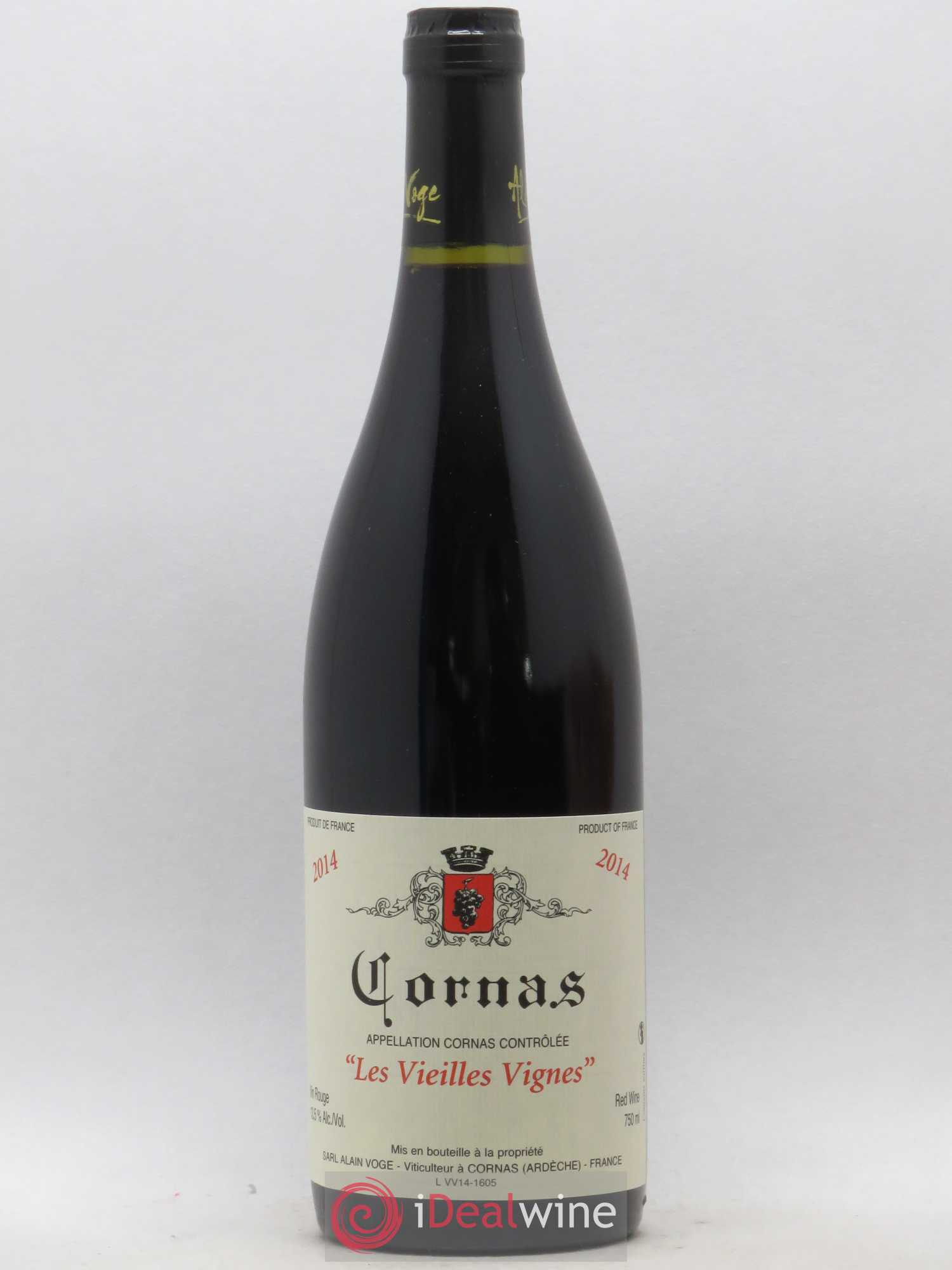 Cornas Les Vieilles Vignes Alain Voge (Domaine) 2014 - Lot de 1 bouteille - 0