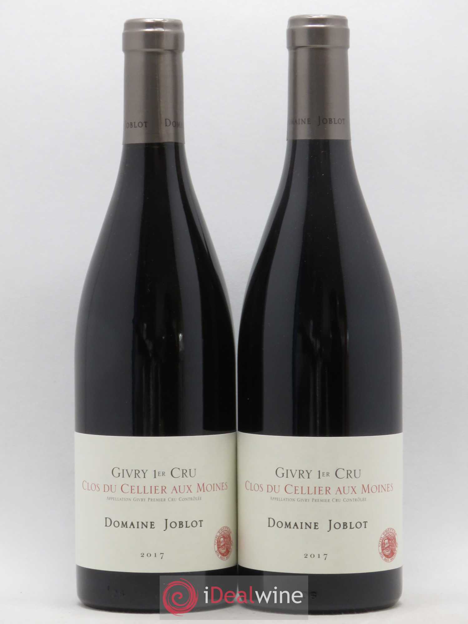Givry 1er Cru Clos du Cellier aux Moines Joblot (Domaine) 2017 - Lot de 2 bouteilles - 0