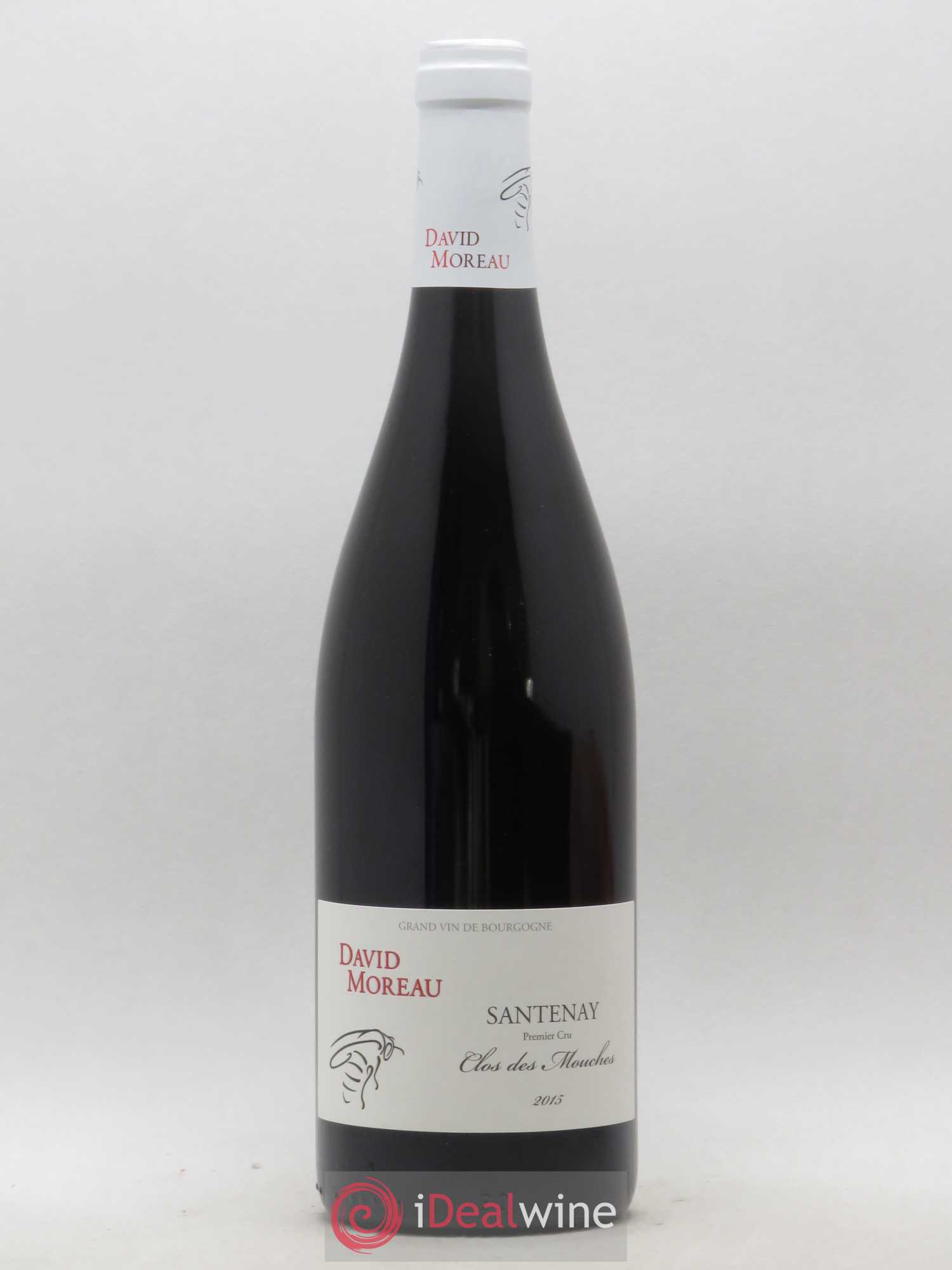 Santenay 1er Cru Clos des Mouches David Moreau 2015 - Lot de 1 bouteille - 0