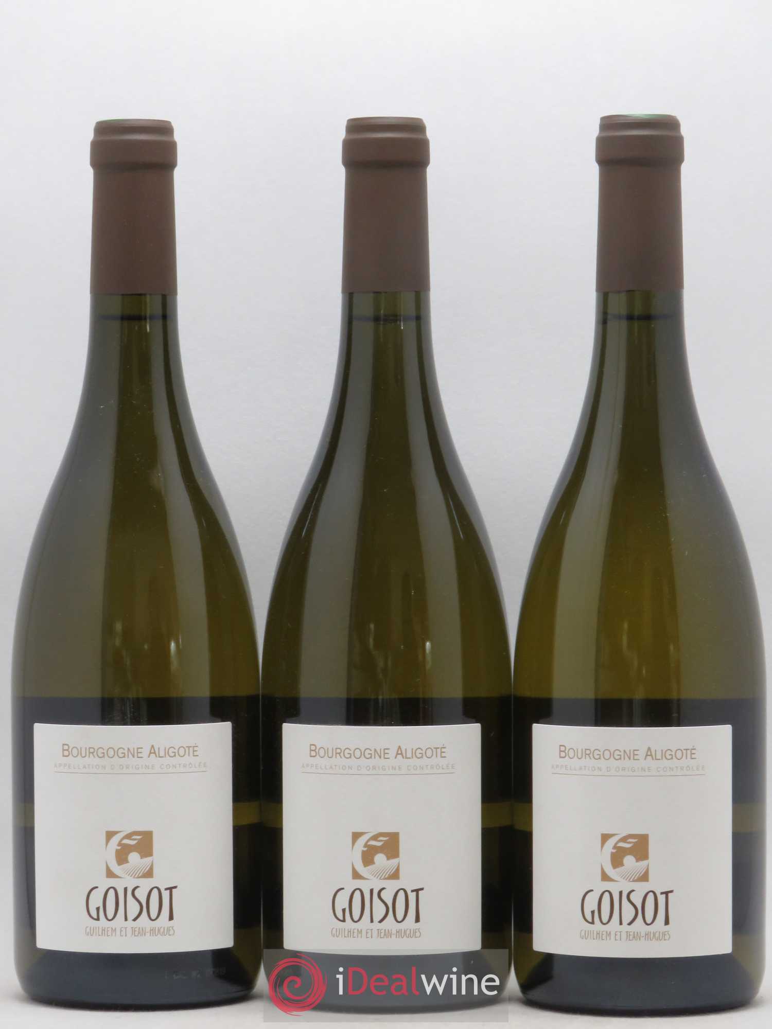 Bourgogne aligoté Domaine Goisot (sans prix de réserve) 2018 - Posten von 3 Flaschen - 0