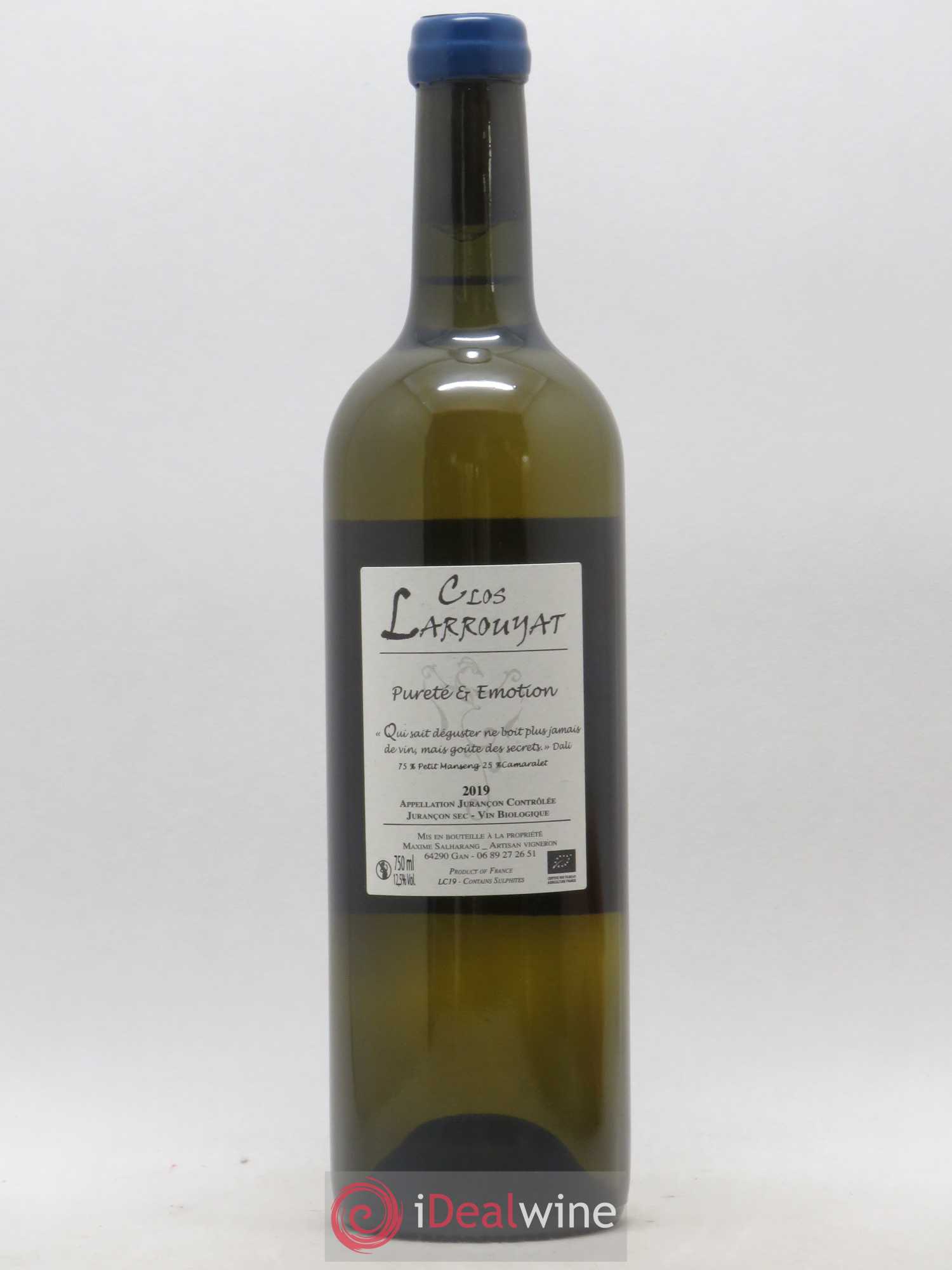 Jurançon Comète Clos Larrouyat (sans prix de réserve) 2019 - Posten von 1 Flasche - 1