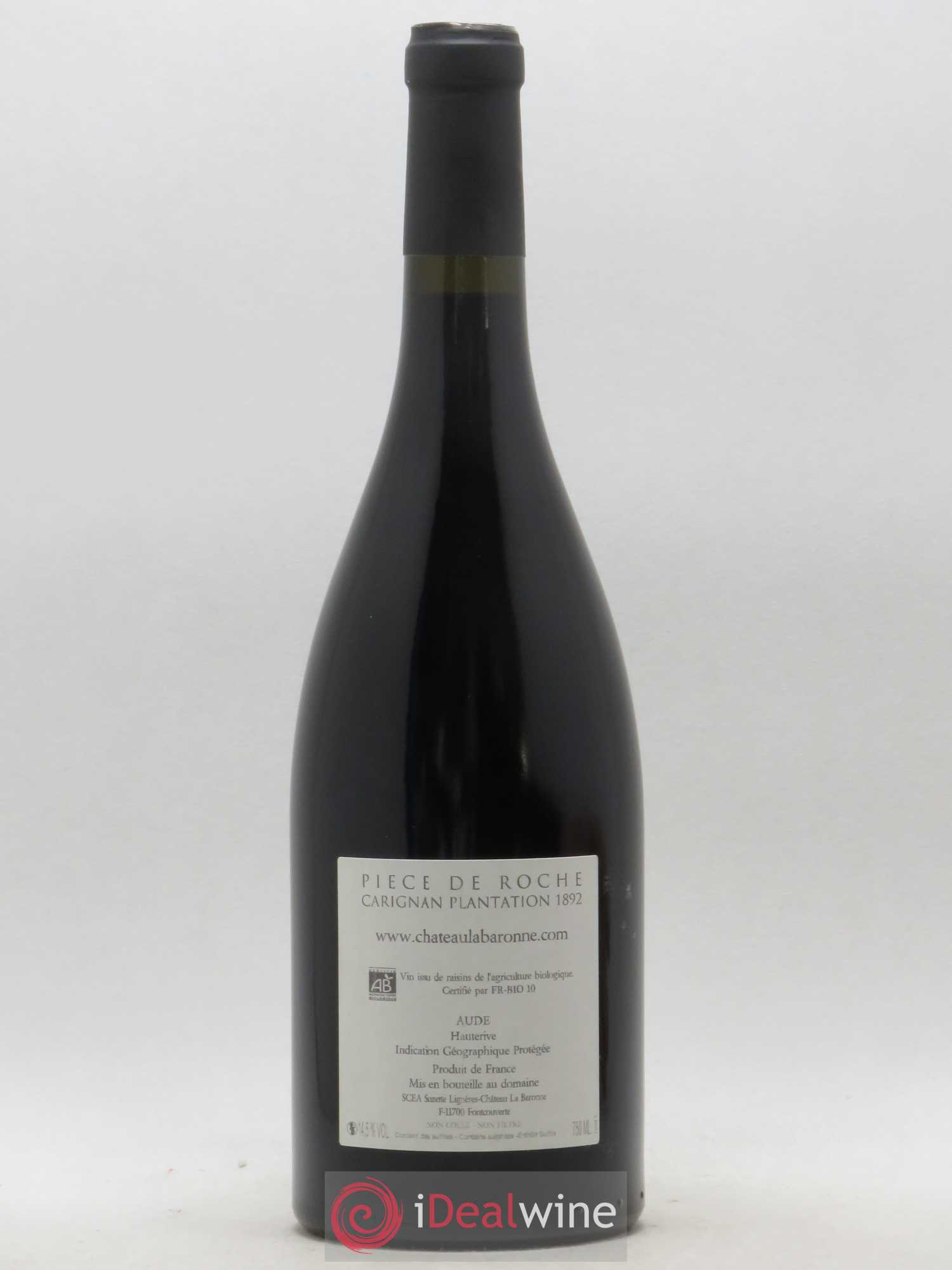 Sud-Ouest IGP Aude Hauterive Pièce de Roche Château la Baronne (sans prix de réserve) 2011 - Posten von 1 Flasche - 1