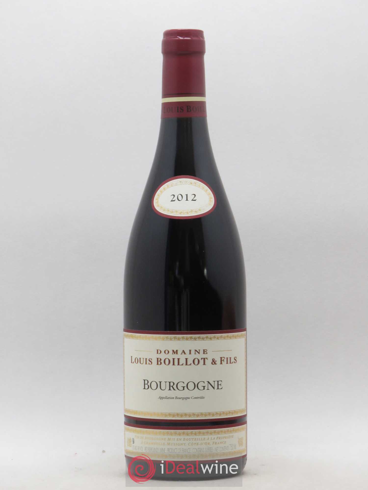 Bourgogne Domaine Louis Boillot & Fils (sans prix de réserve) 2012 - Posten von 1 Flasche - 0