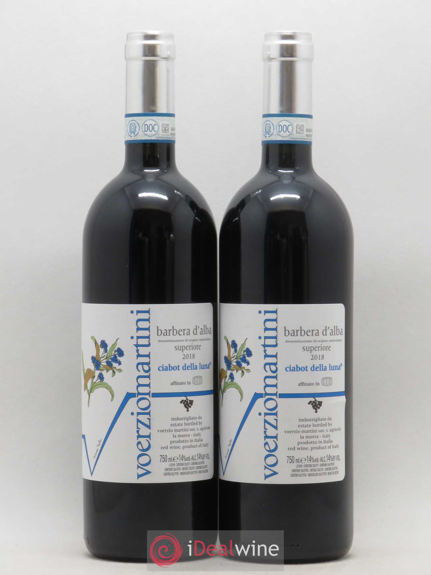 Barbera d'Alba DOC Superiore Voerzio Martini Ciabot della Luna 2018 - Posten von 2 Flaschen - 0